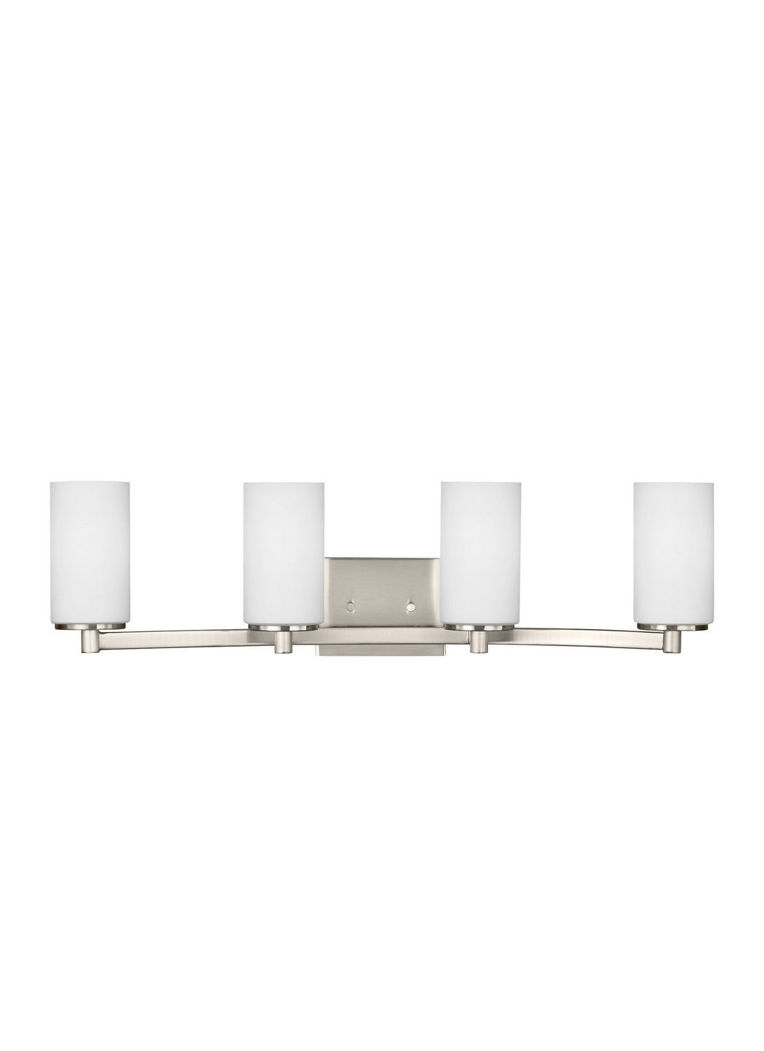 Generation Lighting. - 4439104EN3-962 - Four Light Wall / Bath - Hettinger - Brushed Nickel