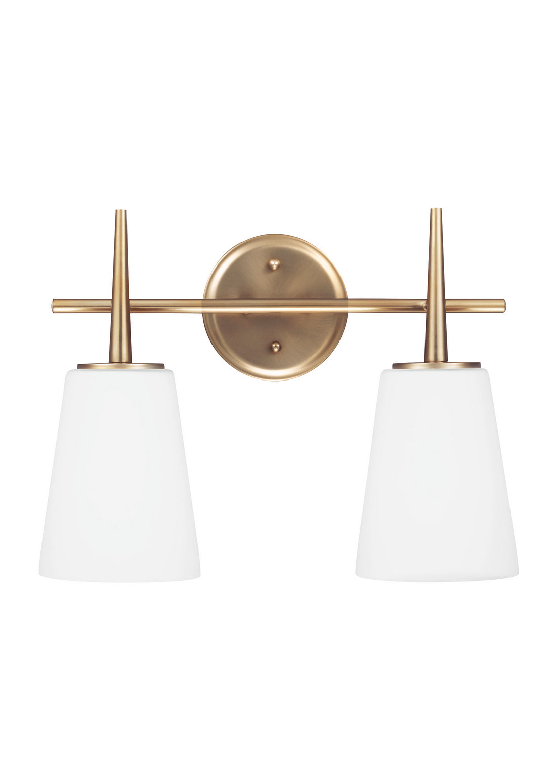 Generation Lighting. - 4440402EN3-848 - Two Light Wall / Bath - Driscoll - Satin Brass