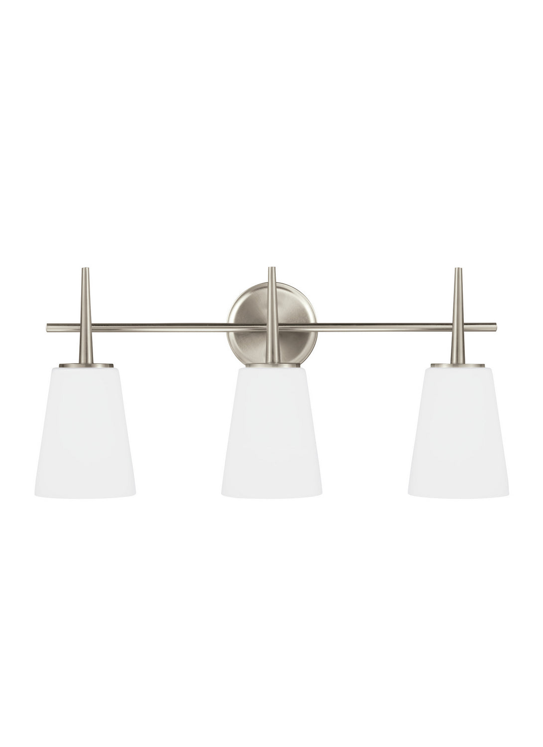 Generation Lighting. - 4440403EN3-962 - Three Light Wall / Bath - Driscoll - Brushed Nickel