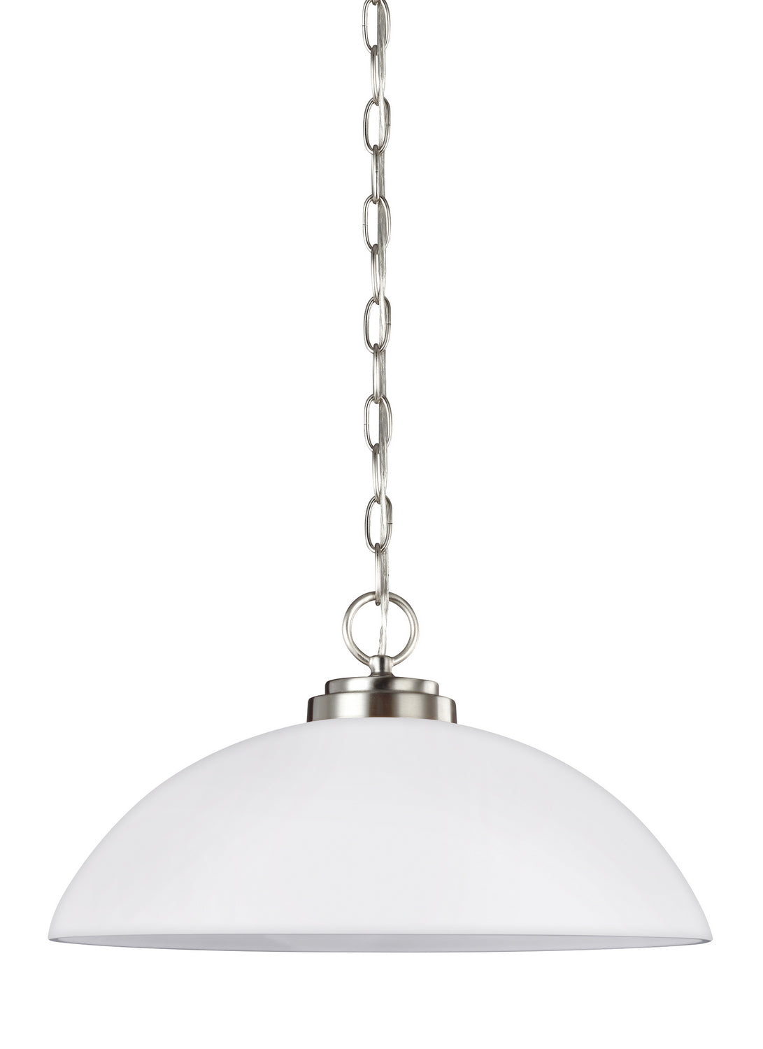 Generation Lighting. - 65160-962 - One Light Pendant - Oslo - Brushed Nickel