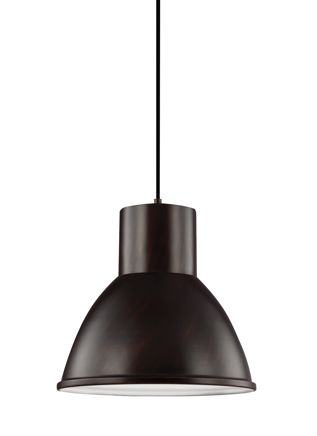 Generation Lighting. - 6517401EN3-710 - One Light Pendant - Division Street - Bronze