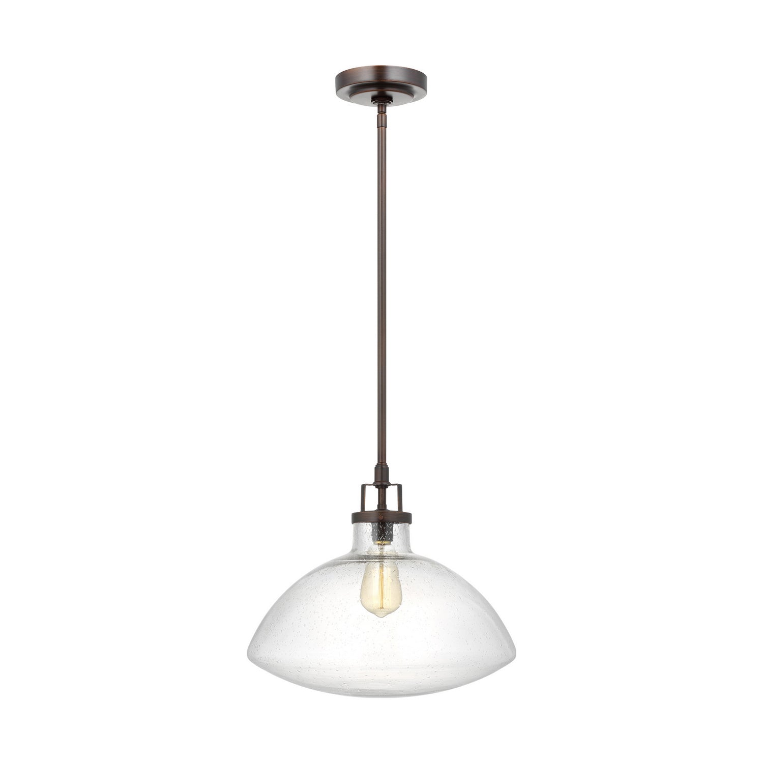 Generation Lighting. - 6614501-710 - One Light Pendant - Belton - Bronze