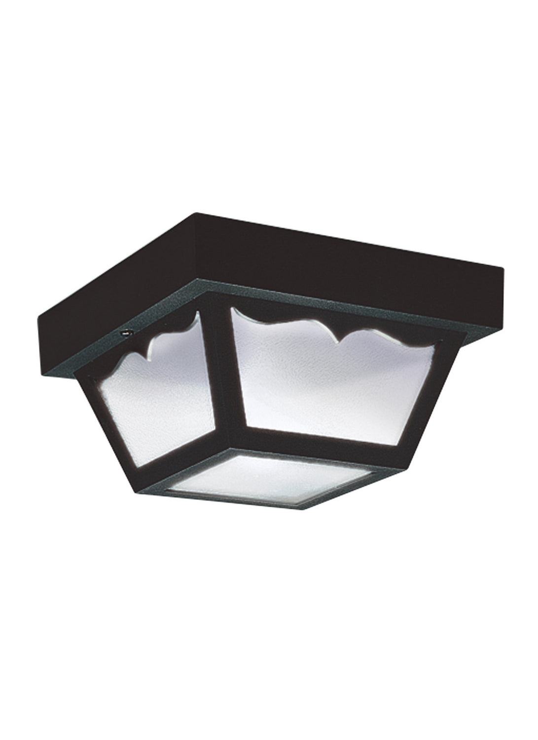 Generation Lighting. - 7567EN3-32 - One Light Outdoor Flush Mount - Outdoor Ceiling - Black