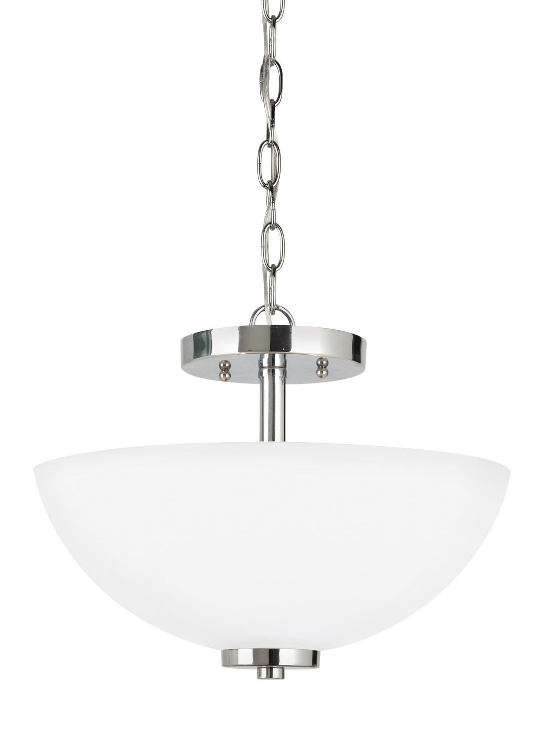 Generation Lighting. - 77160EN3-05 - Two Light Semi-Flush Convertible Pendant - Oslo - Chrome