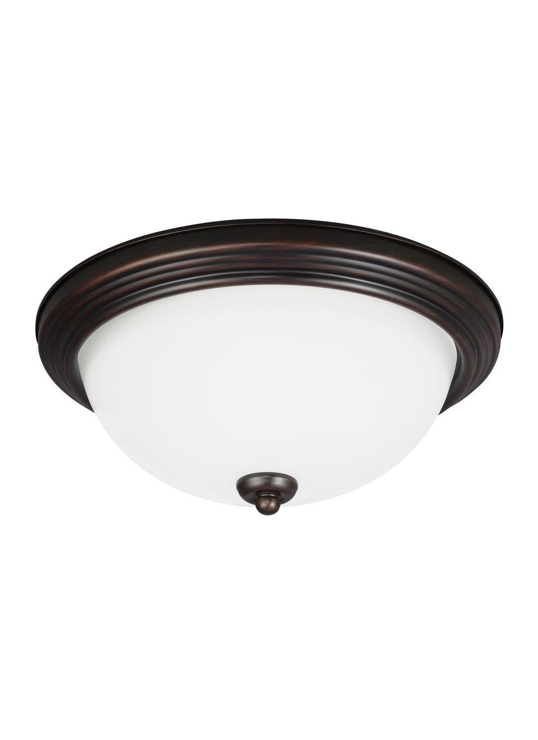 Generation Lighting. - 77265EN3-710 - Three Light Flush Mount - Geary - Bronze