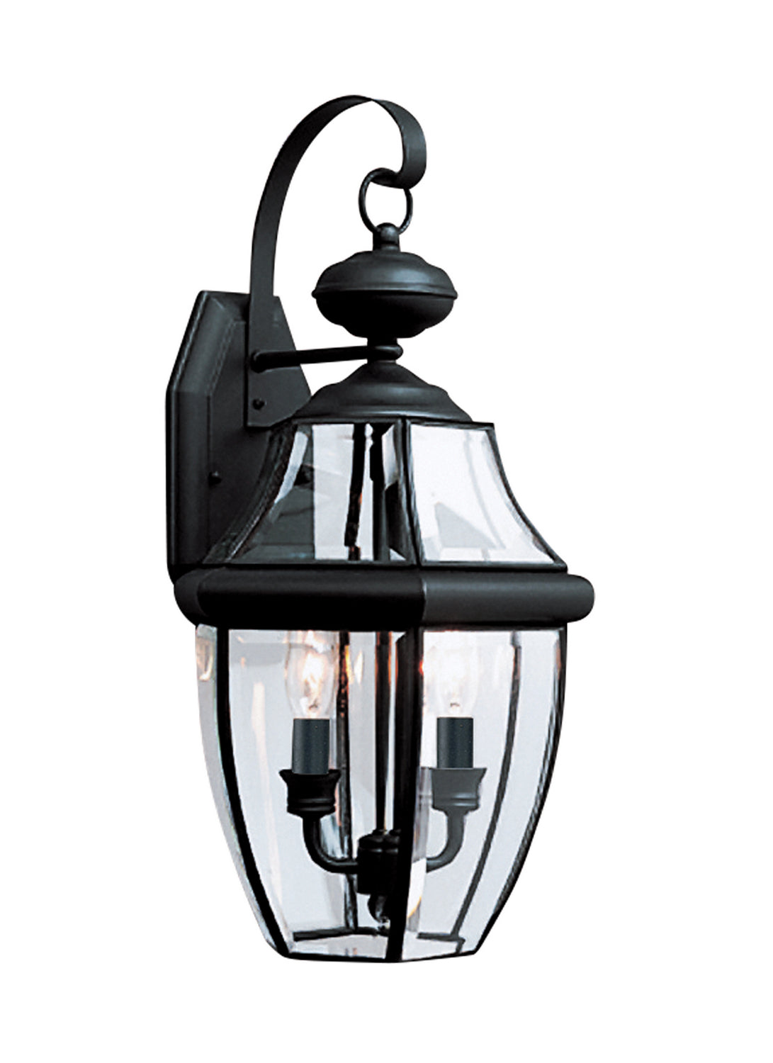 Generation Lighting. - 8039EN-12 - Two Light Outdoor Wall Lantern - Lancaster - Black