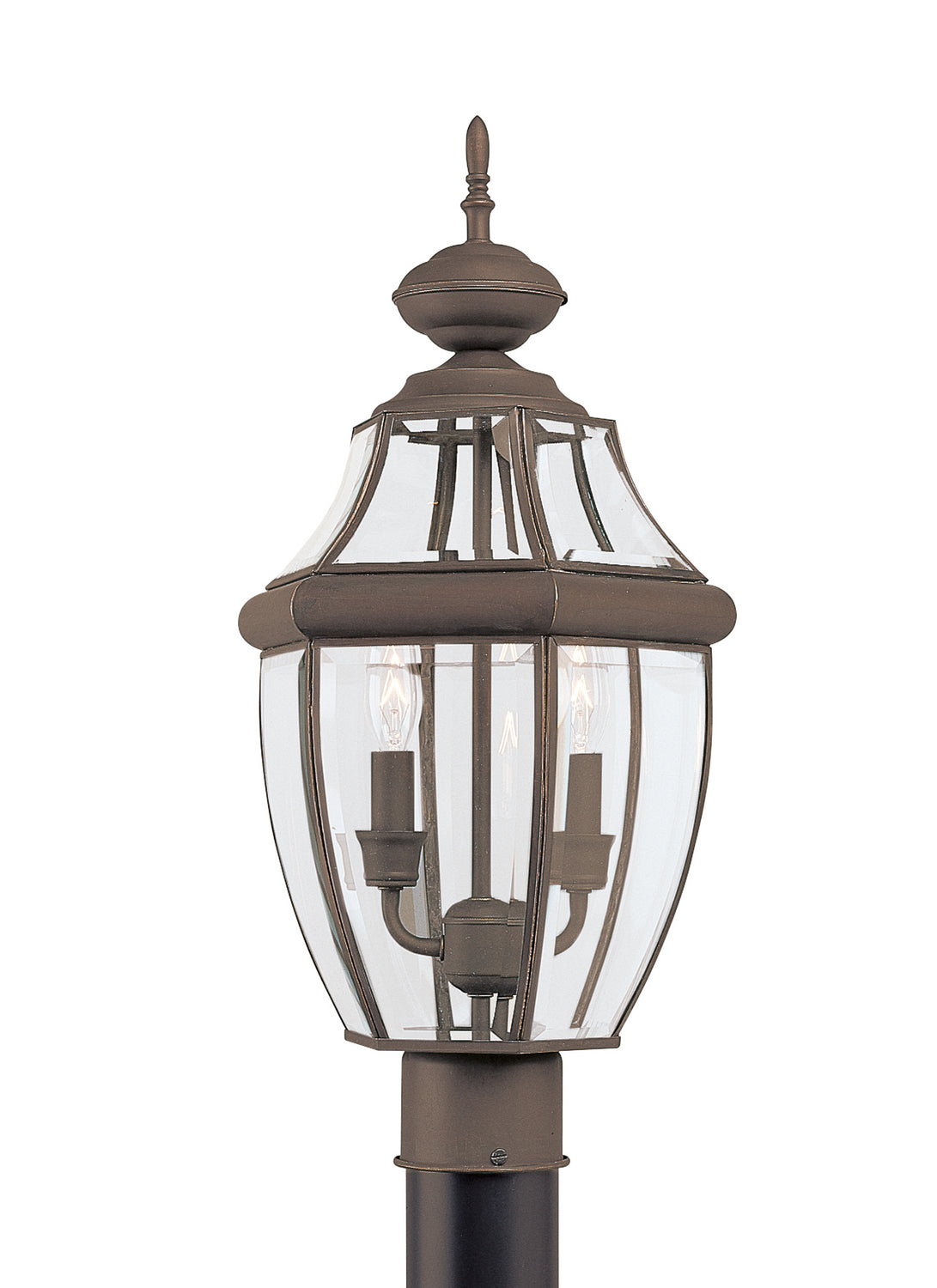 Generation Lighting. - 8229EN-71 - Two Light Outdoor Post Lantern - Lancaster - Antique Bronze