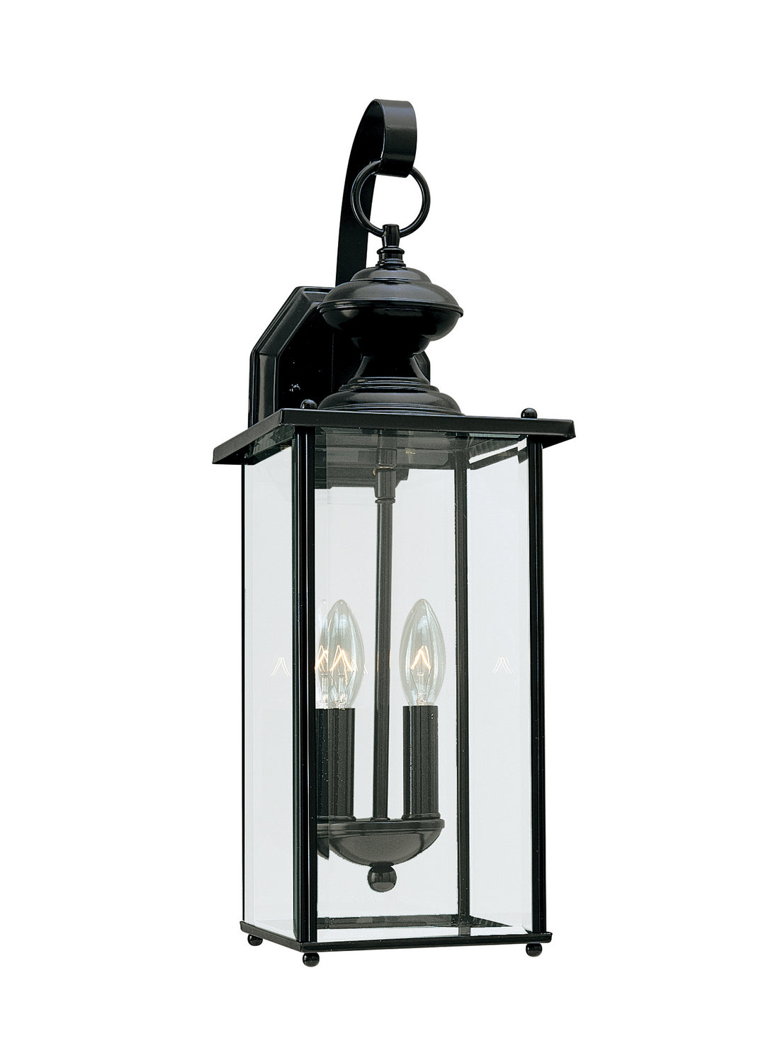 Generation Lighting. - 8468EN-12 - Two Light Outdoor Wall Lantern - Jamestowne - Black