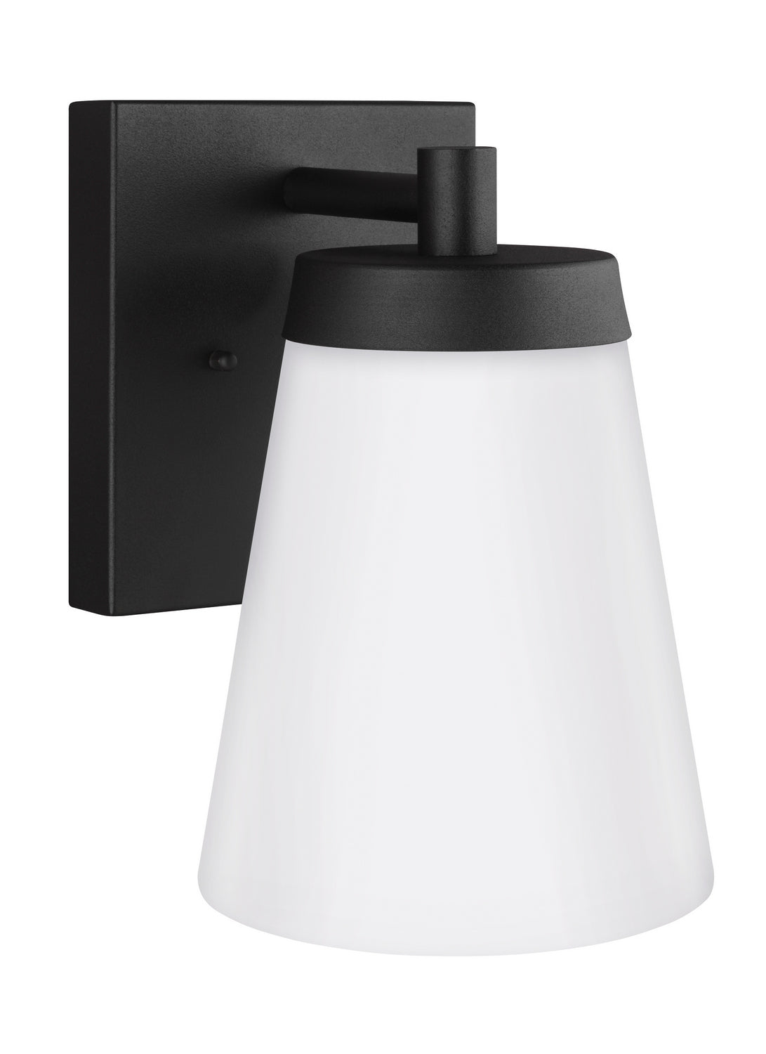 Generation Lighting. - 8638601-12 - One Light Outdoor Wall Lantern - Renville - Black