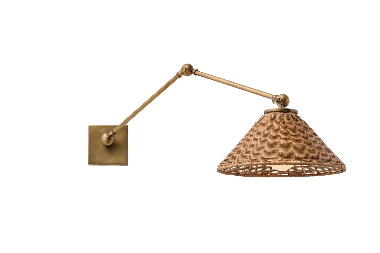 One Light Wall Sconce from the Padma collection in Antique Brass finish