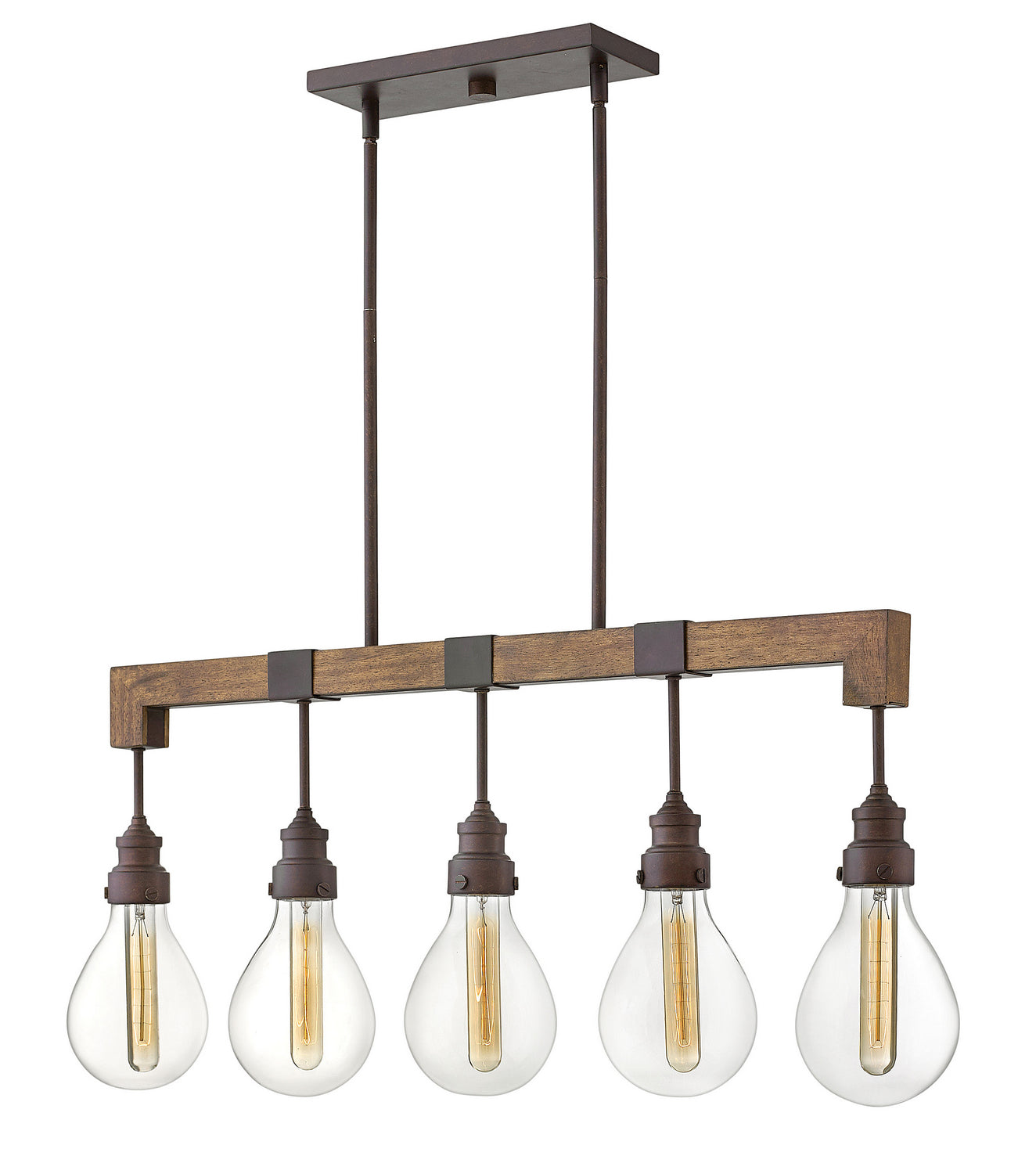 Hinkley - 3266IN - LED Linear Chandelier - Denton - Industrial Iron