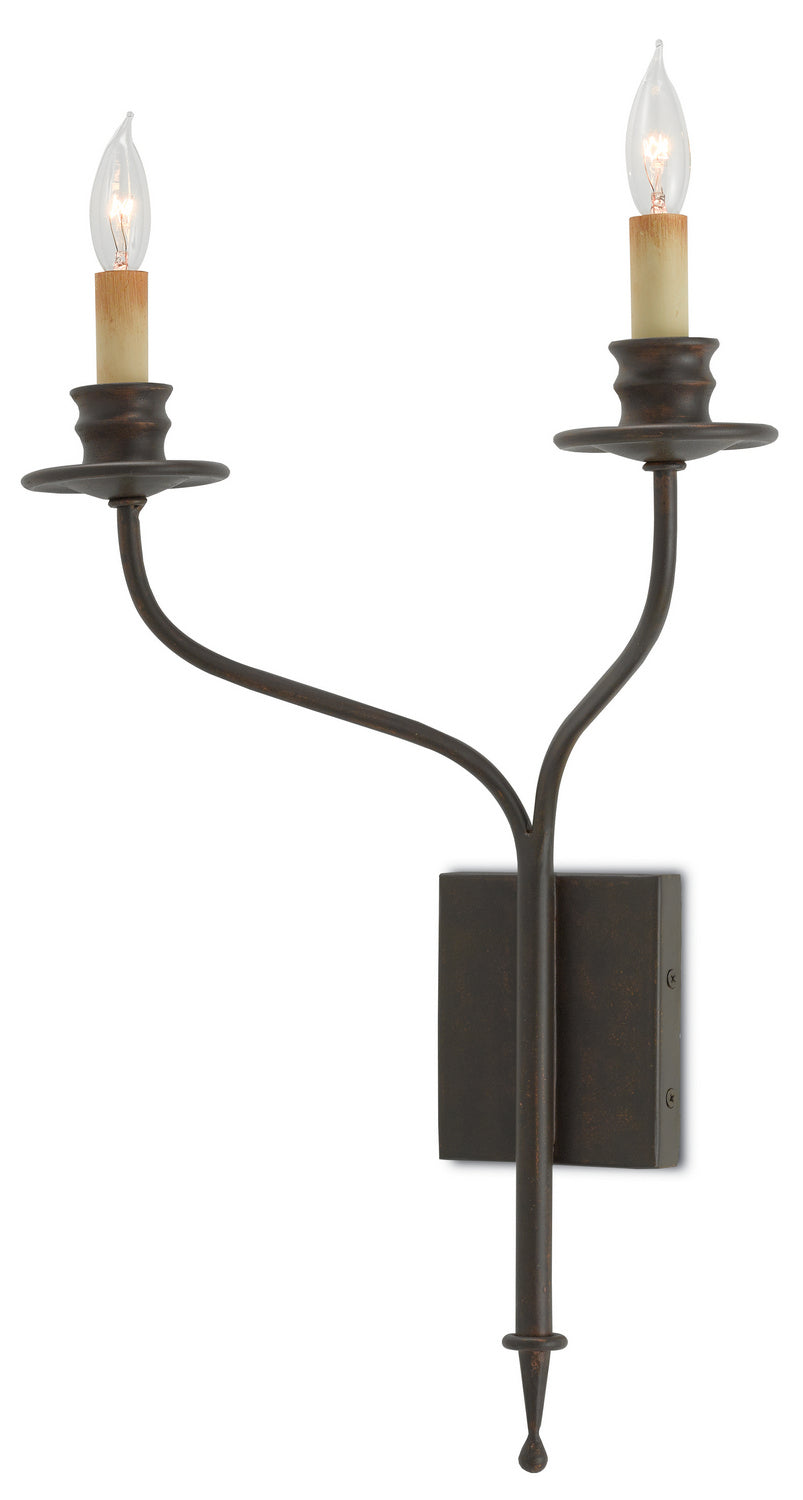 Two Light Wall Sconce from the Highlight collection in Bronze Gold finish