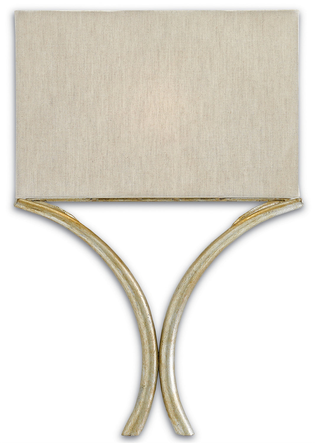 One Light Wall Sconce from the Cornwall collection in Silver Leaf finish