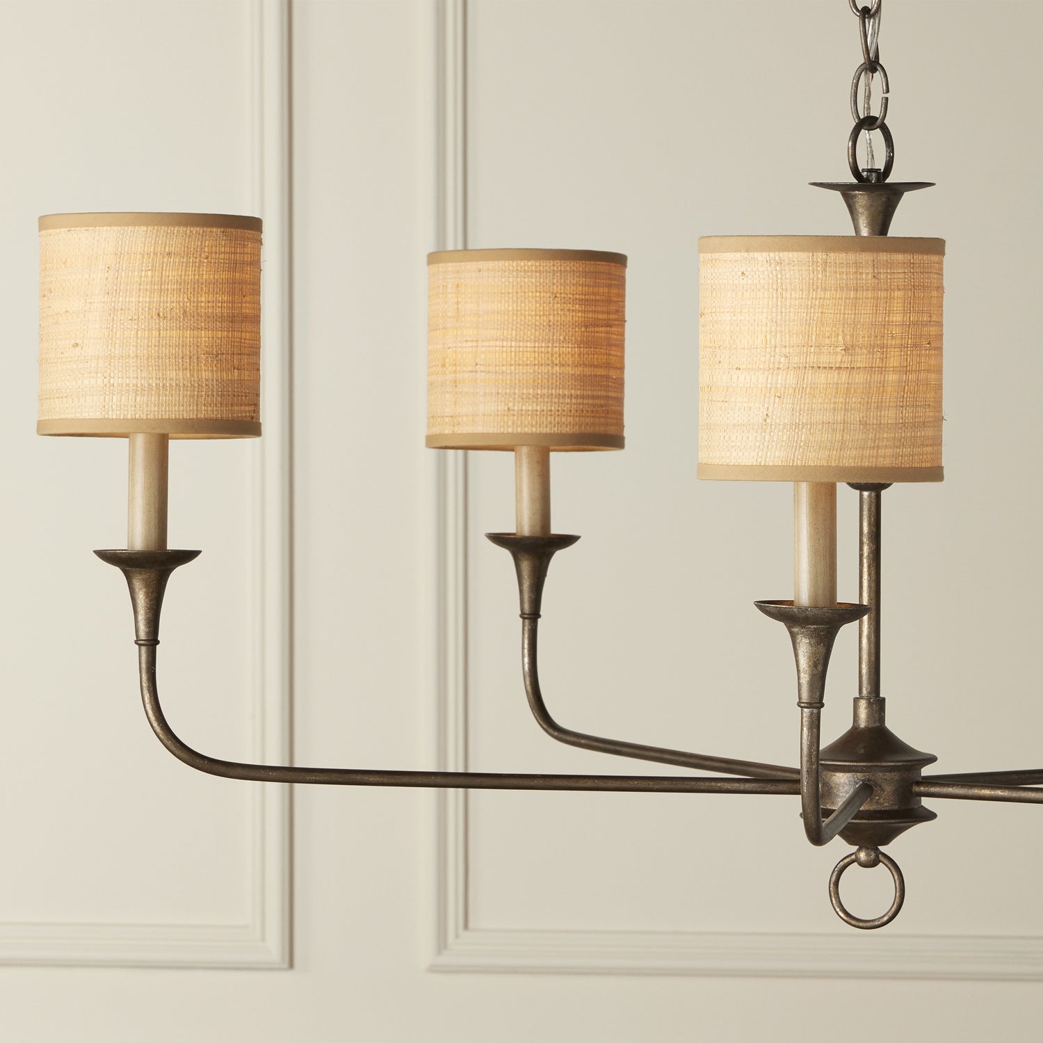 Five Light Chandelier from the Nottaway collection in Pyrite Bronze finish