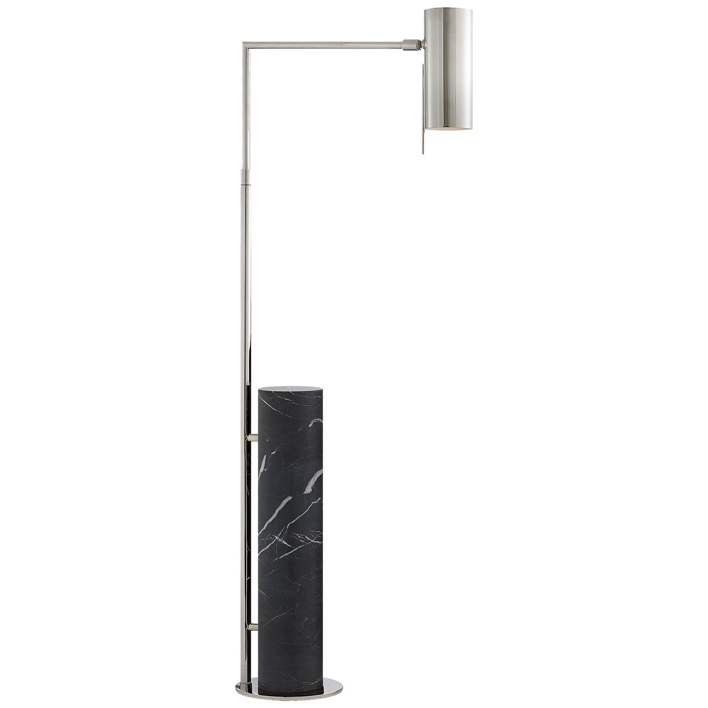 Visual Comfort Signature - KW 1611PN/BM - LED Floor Lamp - Alma - Polished Nickel and Black Marble