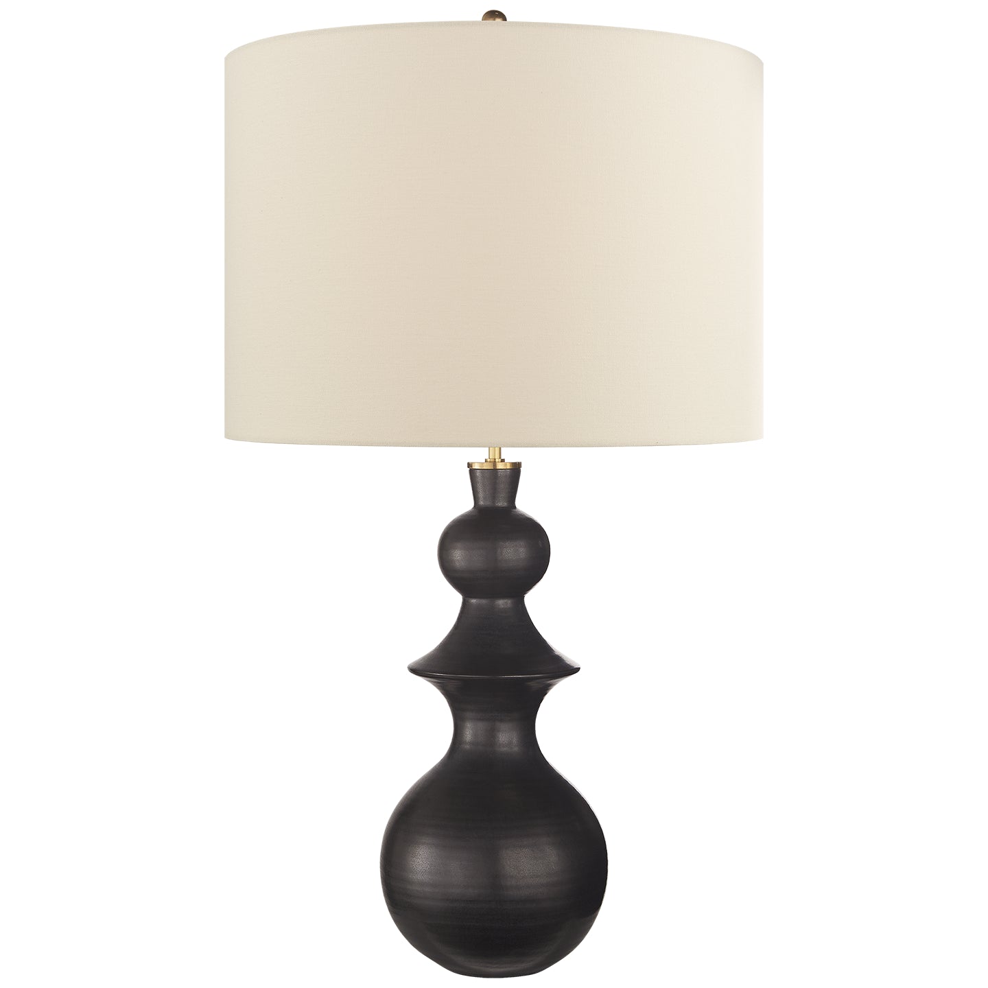 Visual Comfort Signature - KS 3617MTB-L - One Light Table Lamp - Saxon - Metallic Black