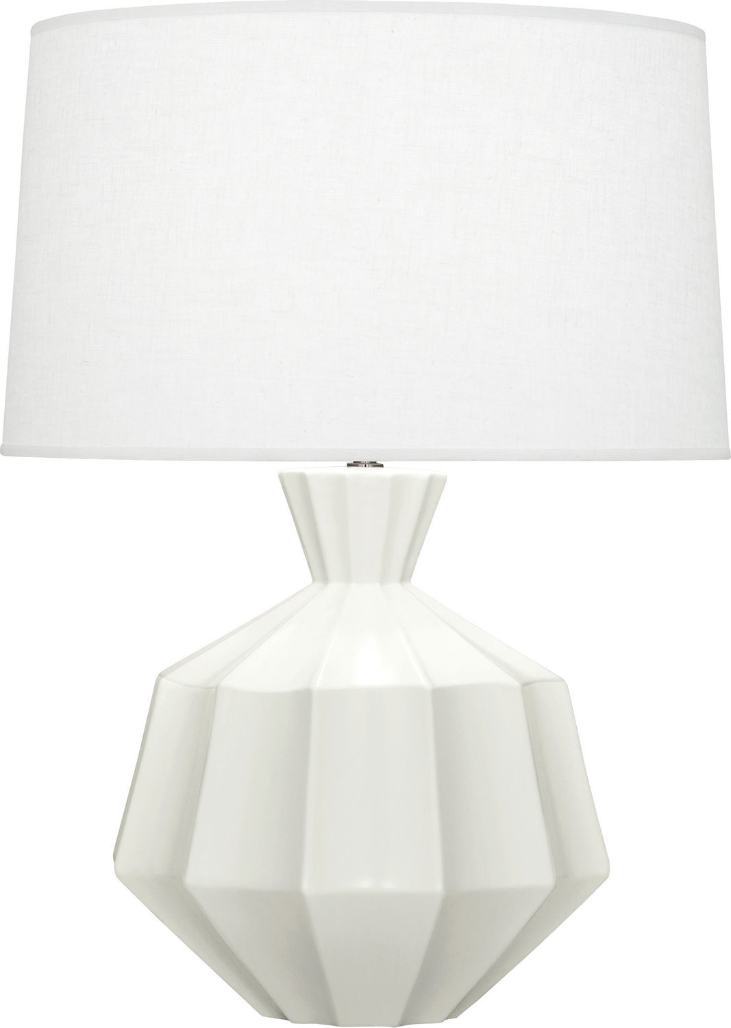 Robert Abbey - MLY17 - One Light Table Lamp - Orion - Matte Lily Glazed Ceramic