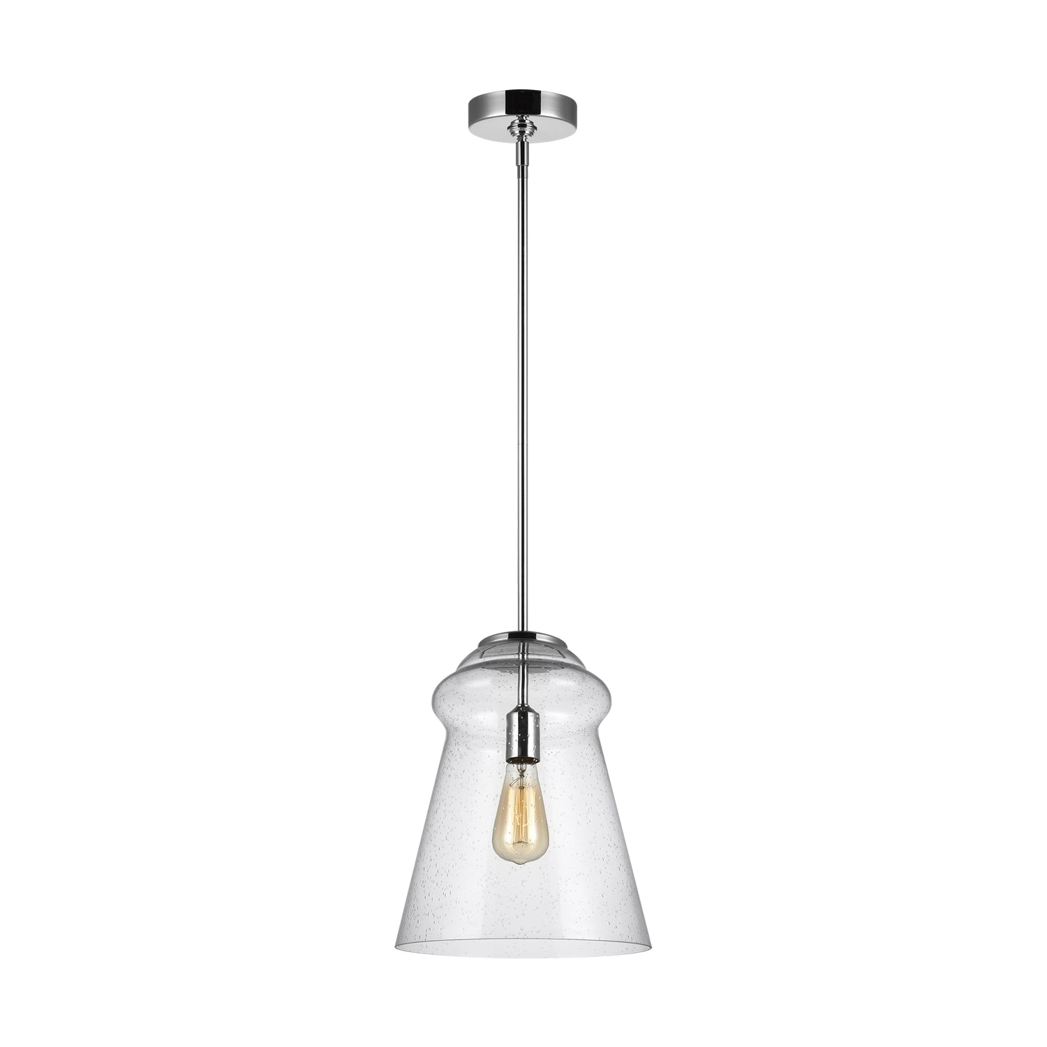 Generation Lighting. - P1459CH - One Light Pendant - Loras - Chrome