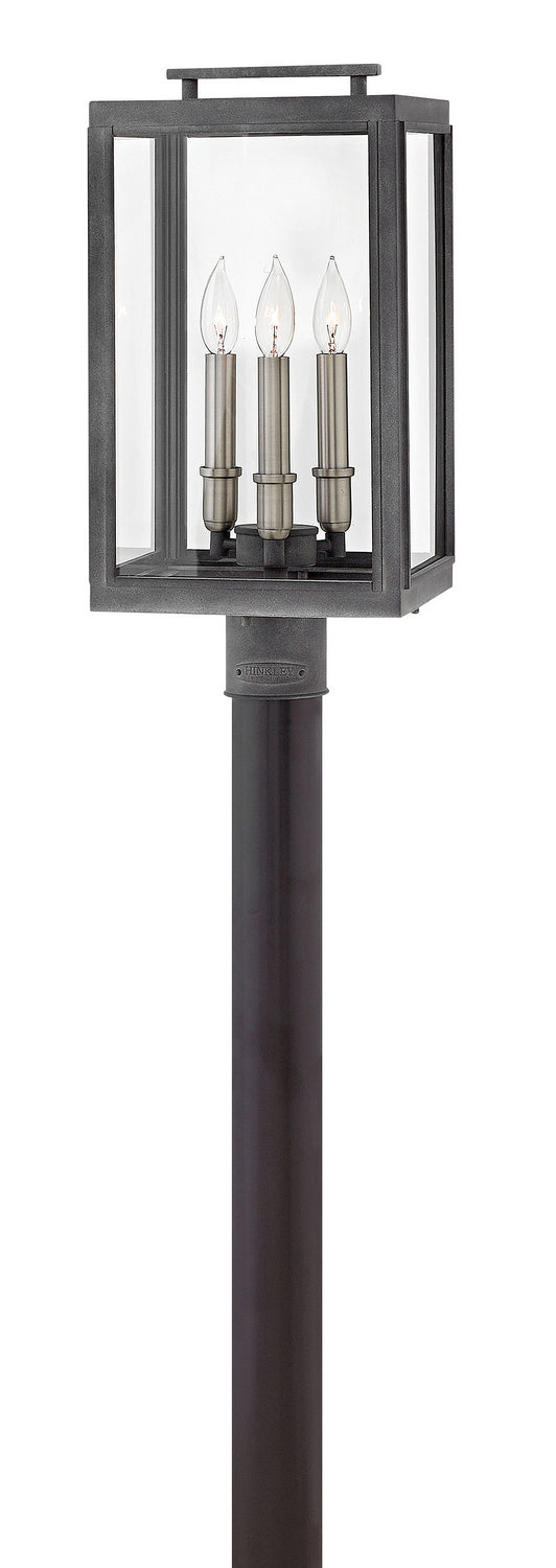 Hinkley - 2911DZ - LED Post Top/ Pier Mount - Sutcliffe - Aged Zinc