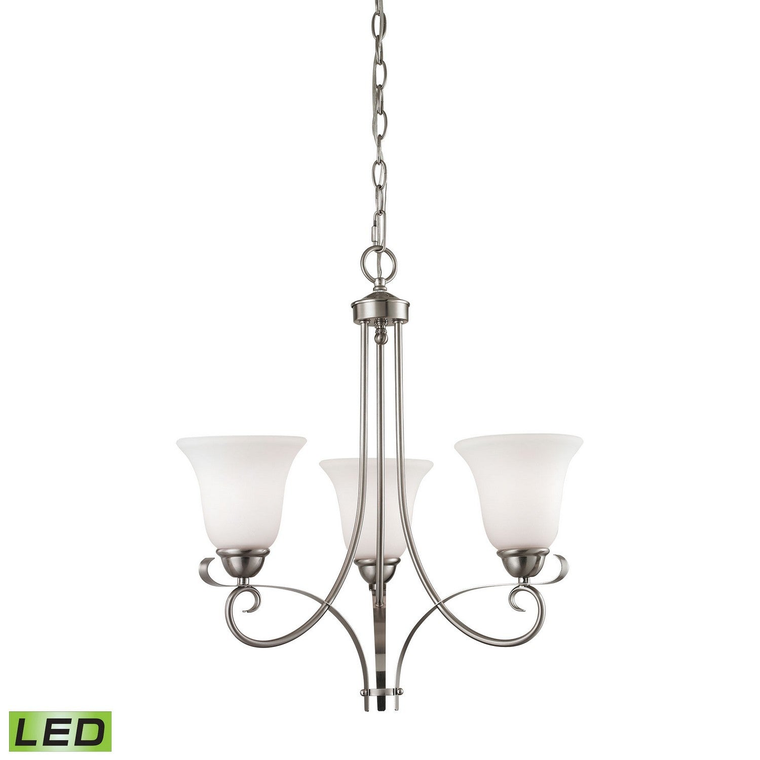 ELK Home - 1003CH/20-LED - LED Chandelier - Brighton - Brushed Nickel