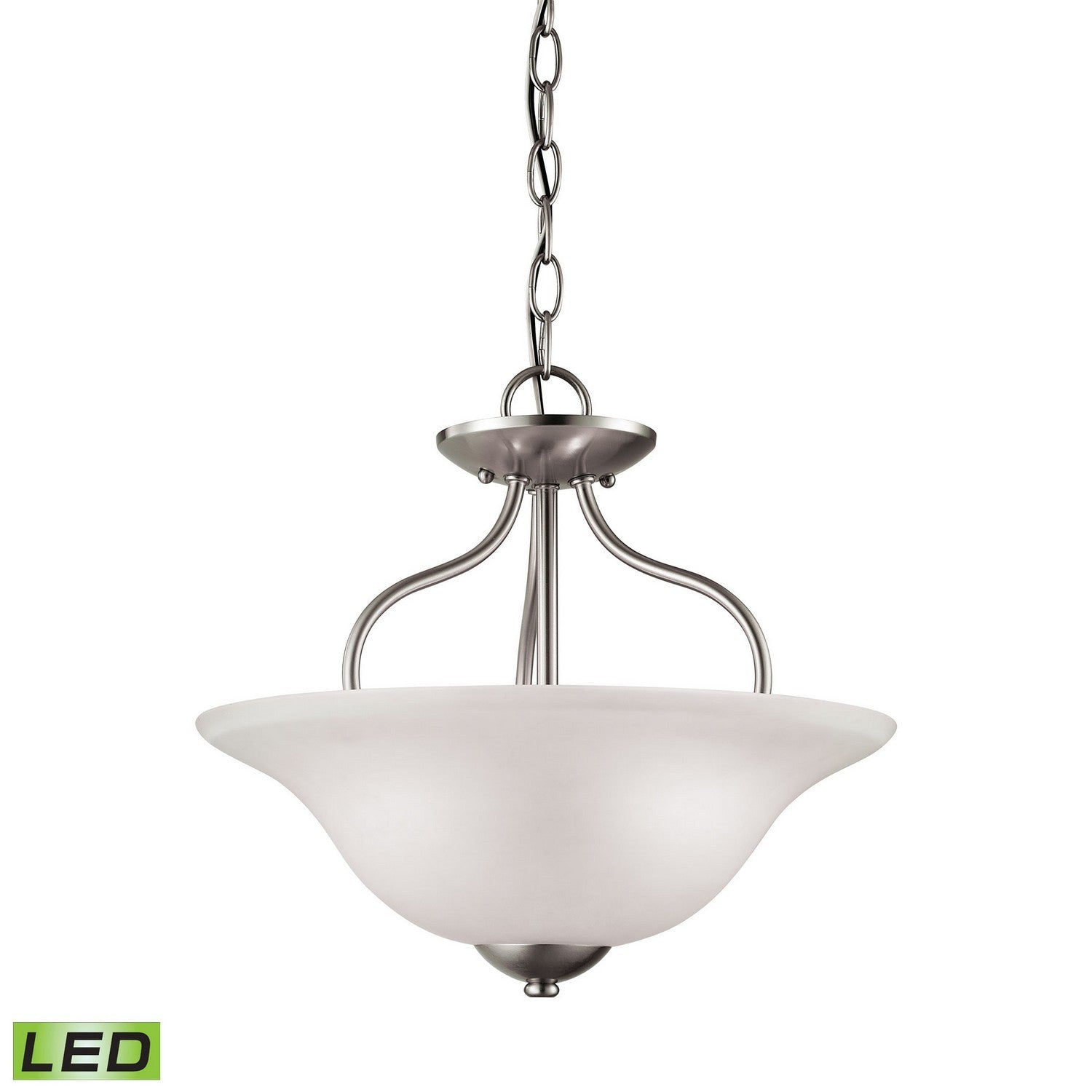 ELK Home - 1202CS/20-LED - LED Semi Flush Mount - Conway - Brushed Nickel