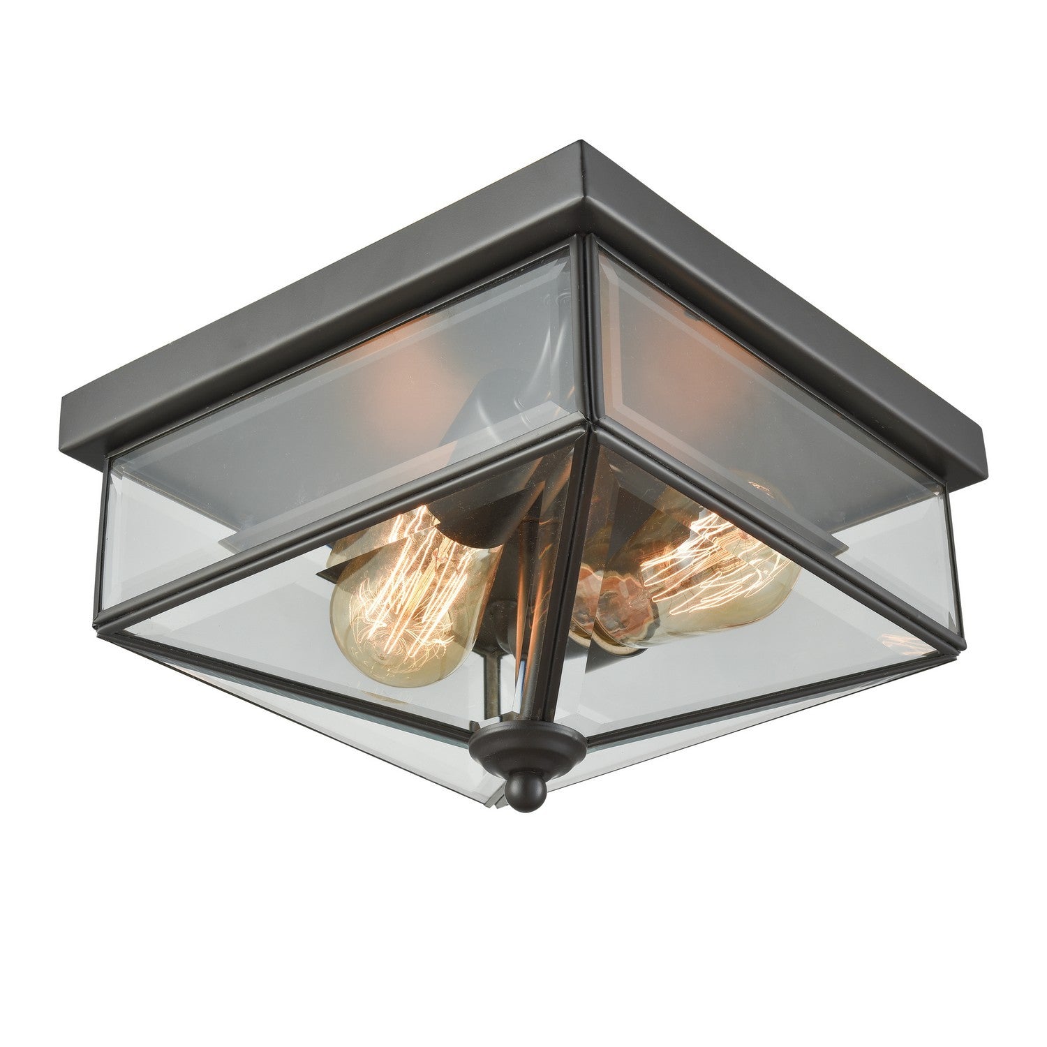 ELK Home - CE9202310 - Two Light Flush Mount - Lankford - Oil Rubbed Bronze