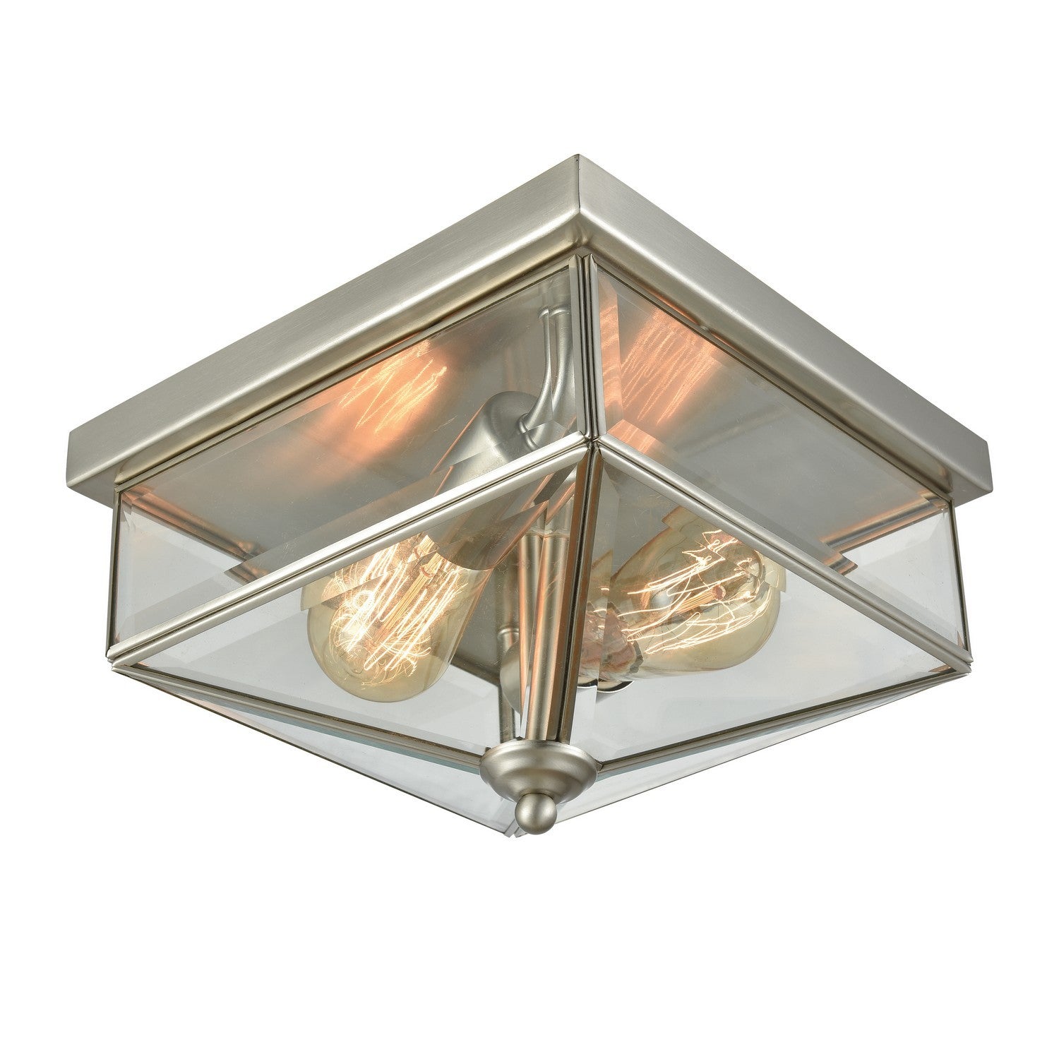 ELK Home - CE9202365 - Two Light Flush Mount - Lankford - Brushed Nickel