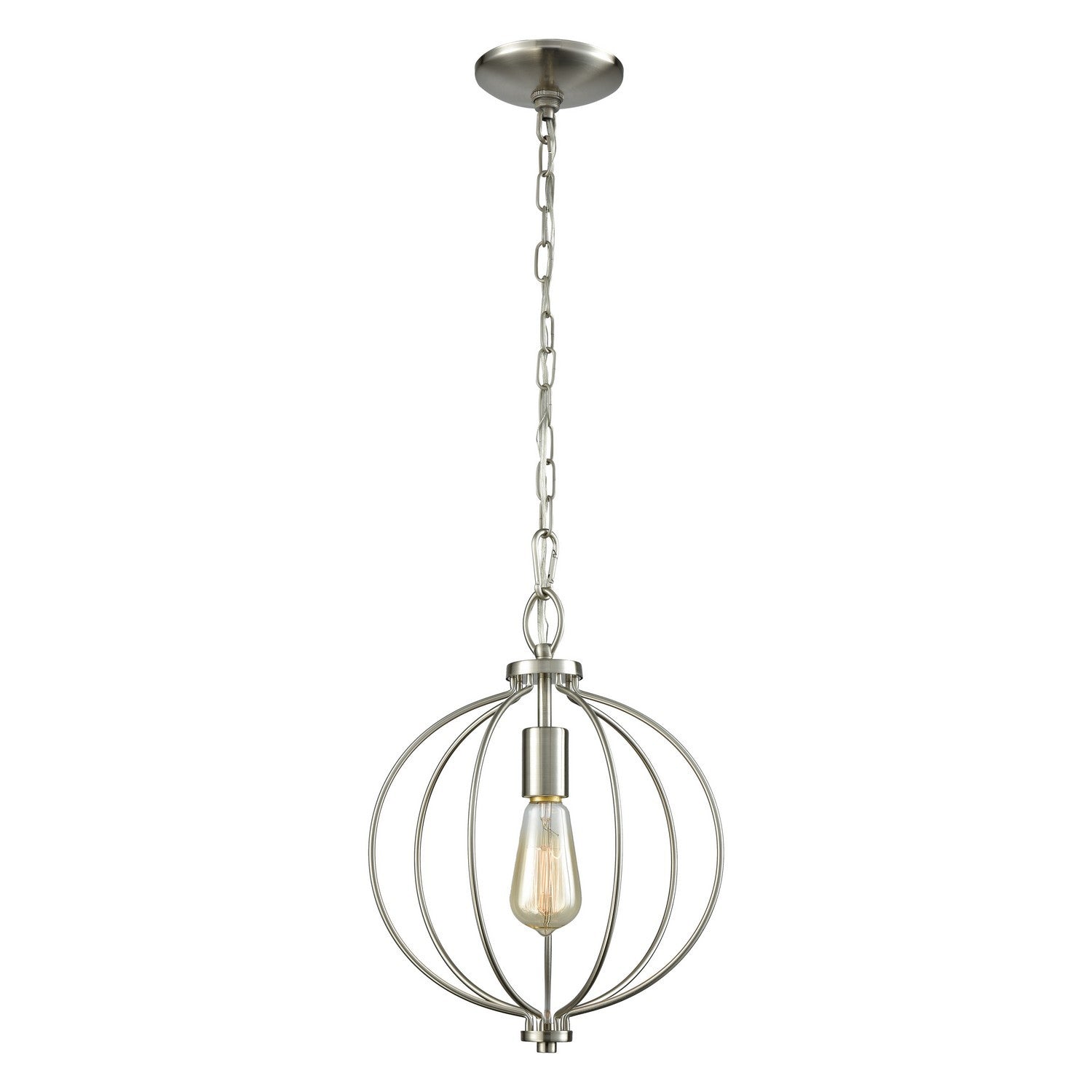 ELK Home - CN15712 - One Light Mini Pendant - Williamsport - Brushed Nickel