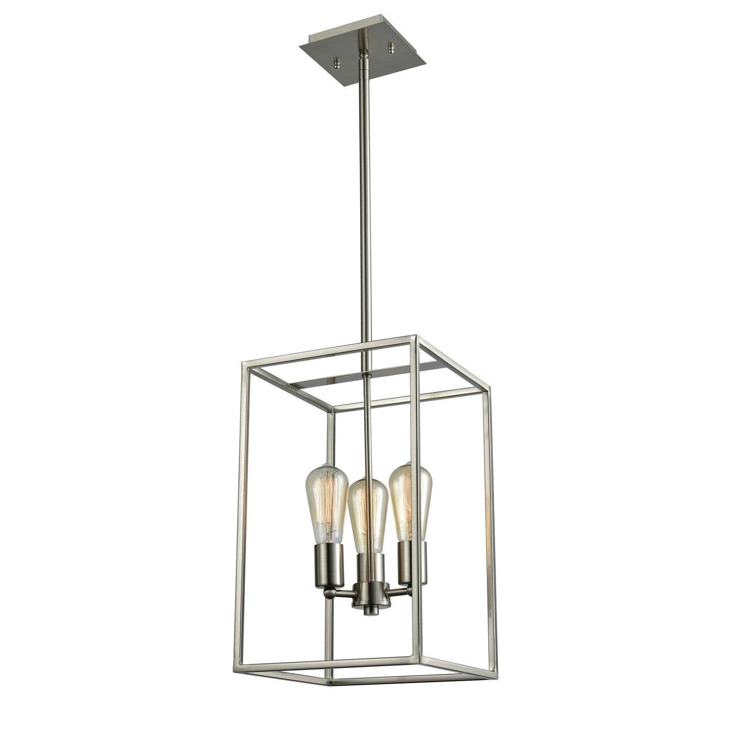 ELK Home - CN15832 - Three Light Chandelier - Williamsport - Brushed Nickel