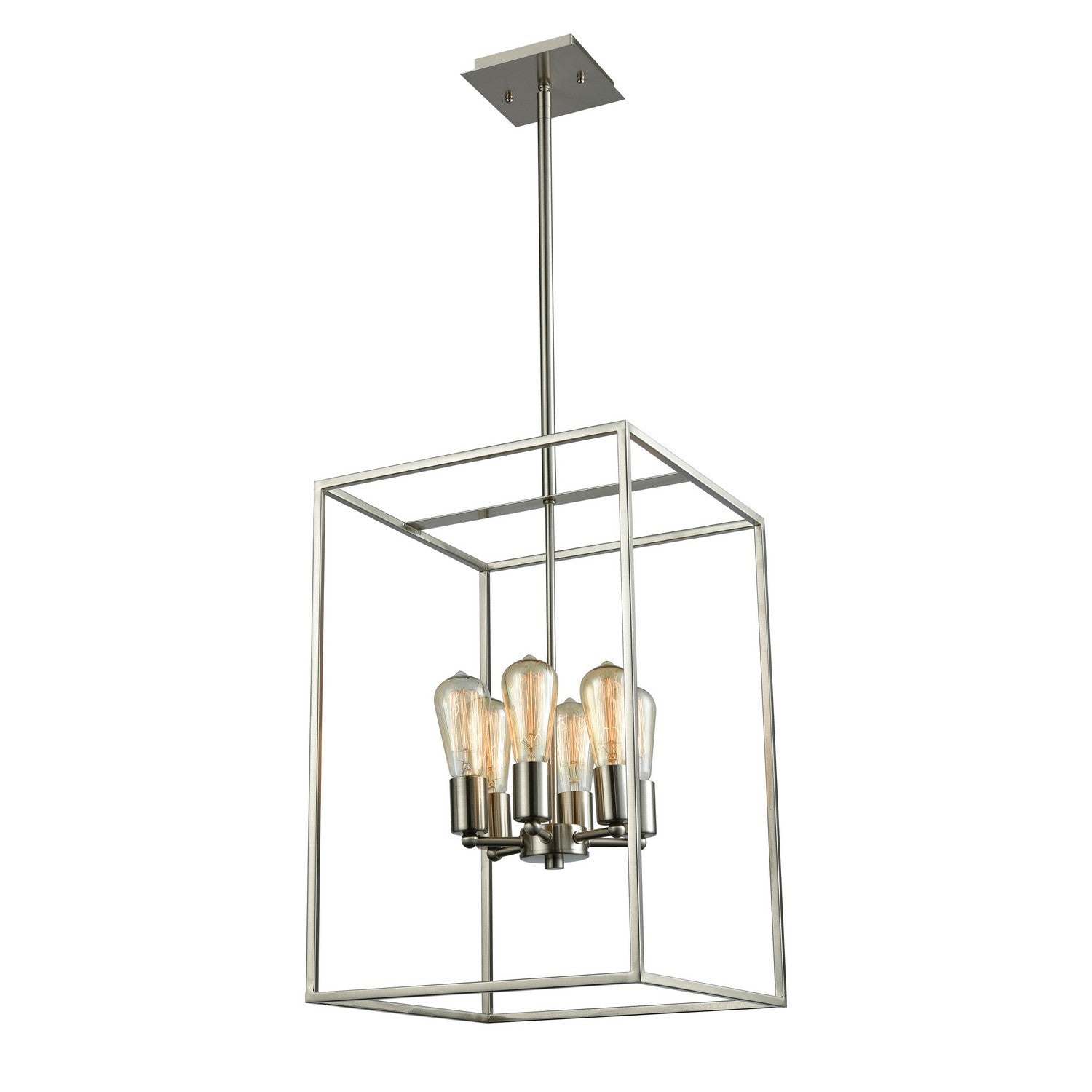 ELK Home - CN15862 - Six Light Chandelier - Williamsport - Brushed Nickel