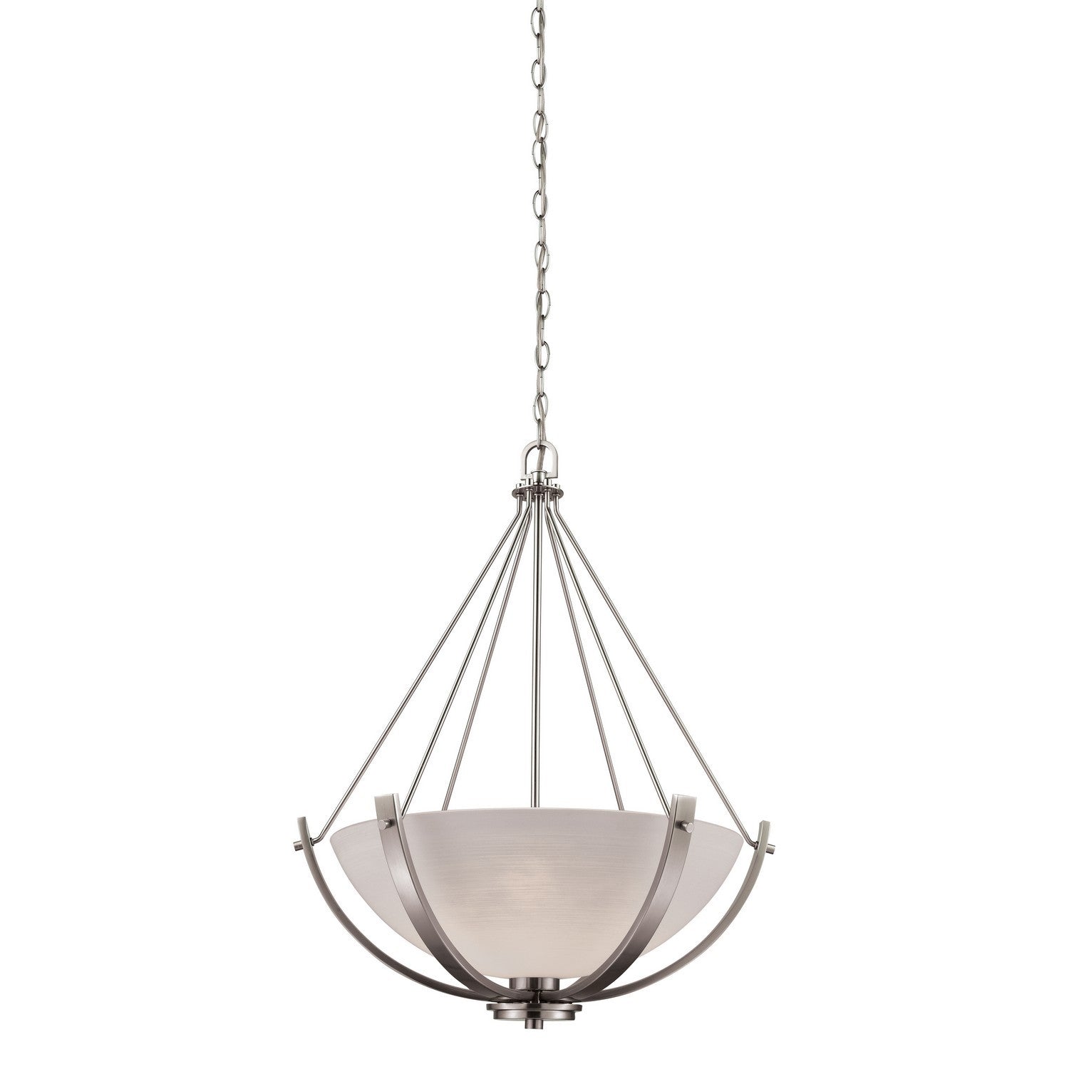 ELK Home - CN170342 - Three Light Chandelier - Casual Mission - Brushed Nickel