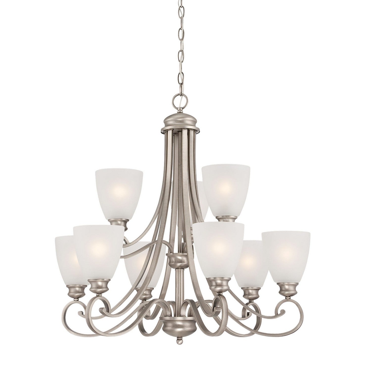 ELK Home - TK0018741 - Nine Light Chandelier - Haven - Satin Pewter