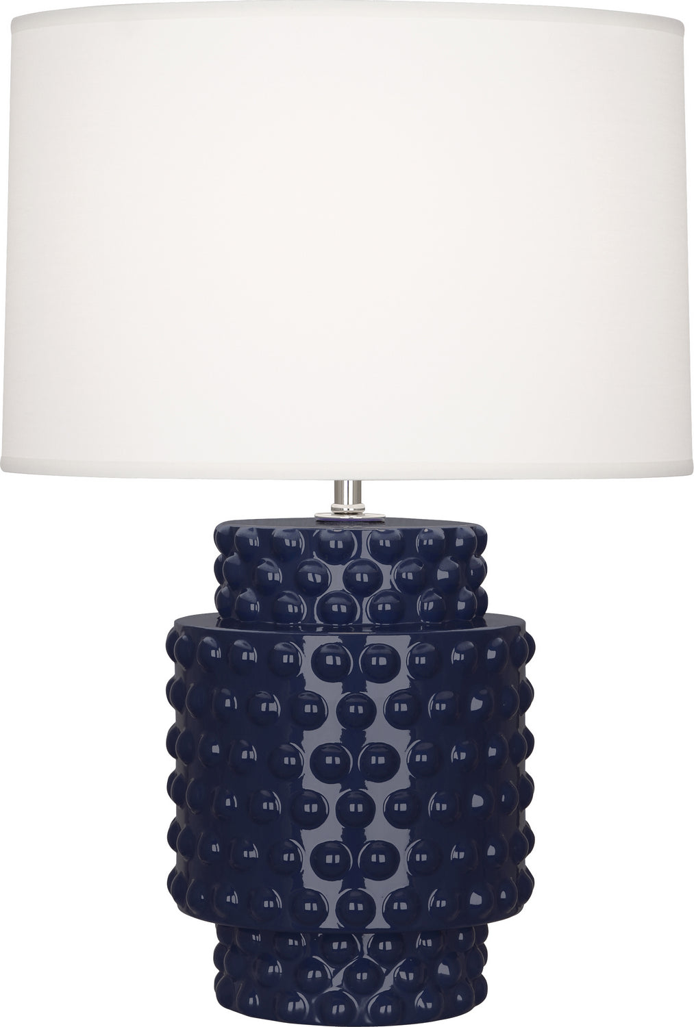 Robert Abbey - MB801 - One Light Accent Lamp - Dolly - Midnight Blue Glazed Textured Ceramic