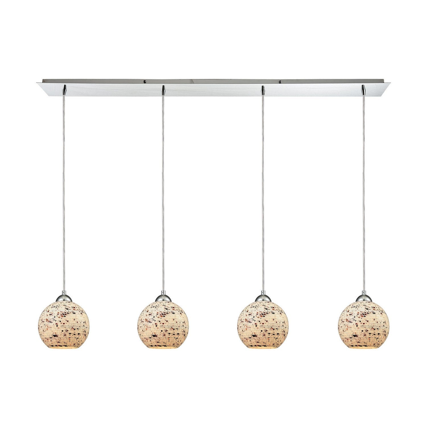 ELK Home - 10741/4LP - Four Light Pendant - Spatter - Polished Chrome