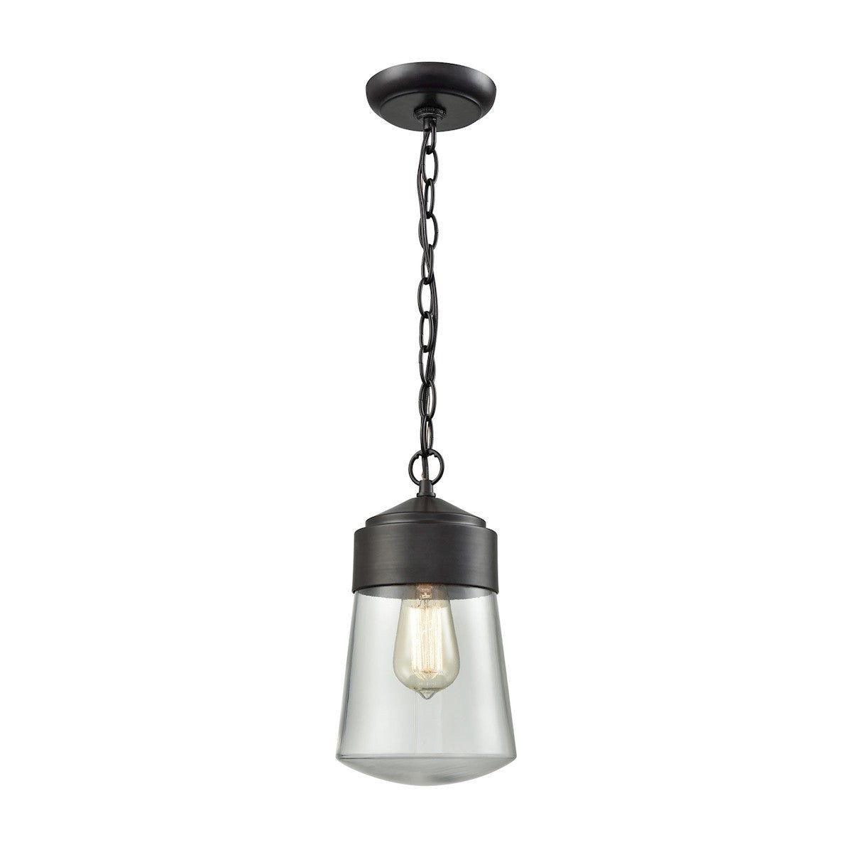 ELK Home - 45118/1 - One Light Outdoor Pendant - Mullen Gate - Oil Rubbed Bronze