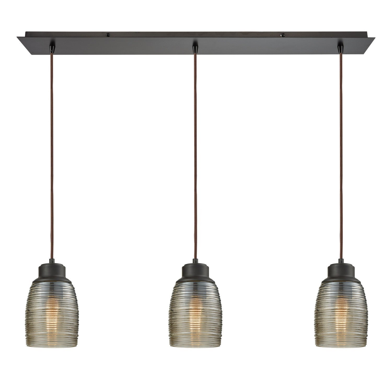 ELK Home - 46216/3LP - Three Light Pendant - Muncie - Oil Rubbed Bronze