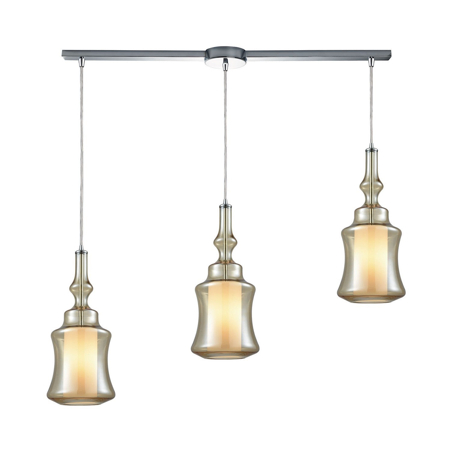 ELK Home - 56502/3L - Three Light Pendant - Alora - Polished Chrome