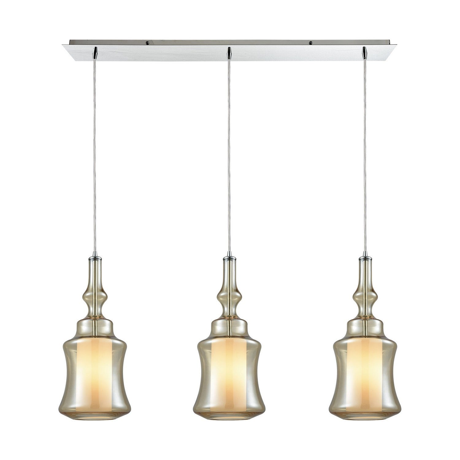 ELK Home - 56502/3LP - Three Light Pendant - Alora - Polished Chrome