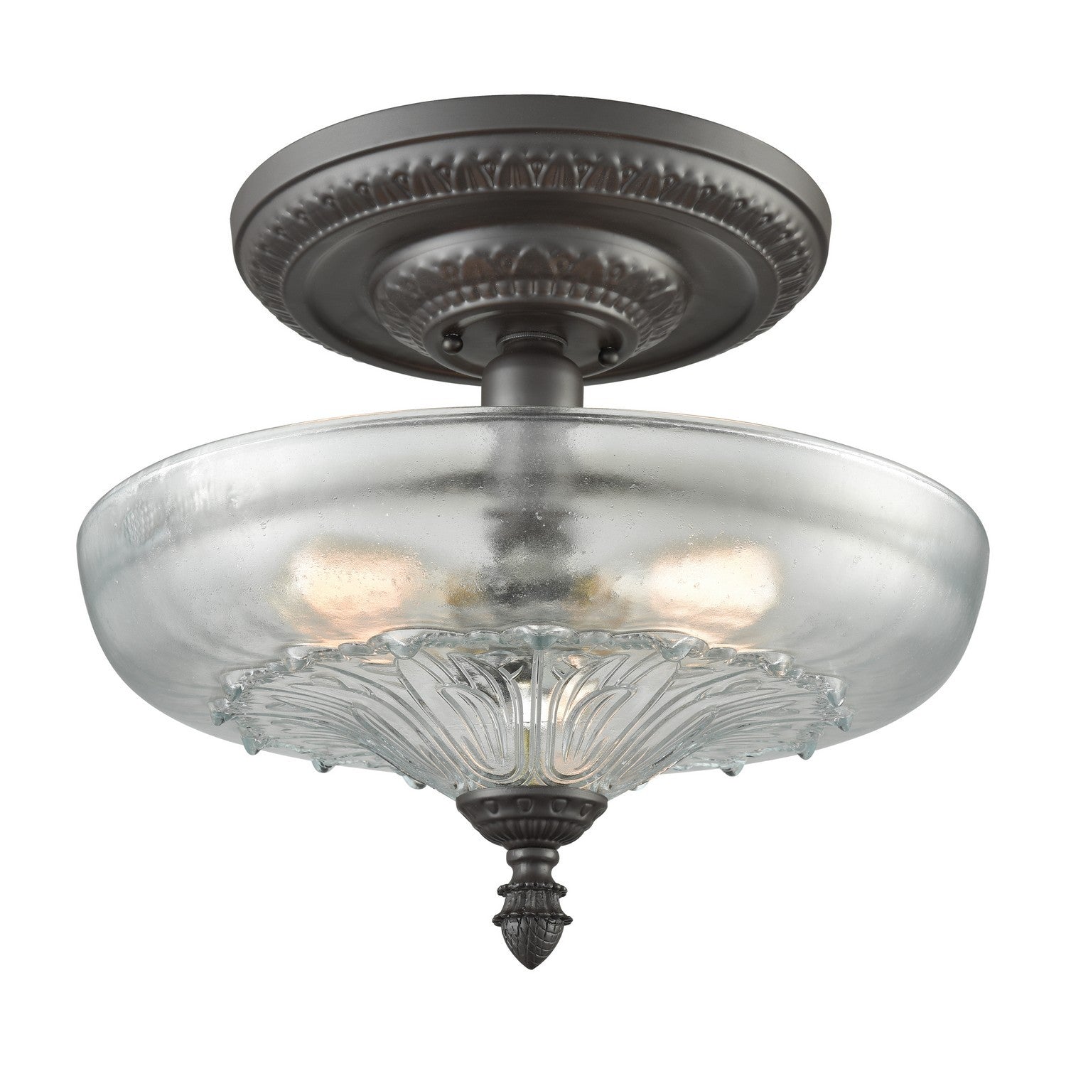 ELK Home - 66395-3 - Three Light Semi Flush Mount - Restoration - Oil Rubbed Bronze