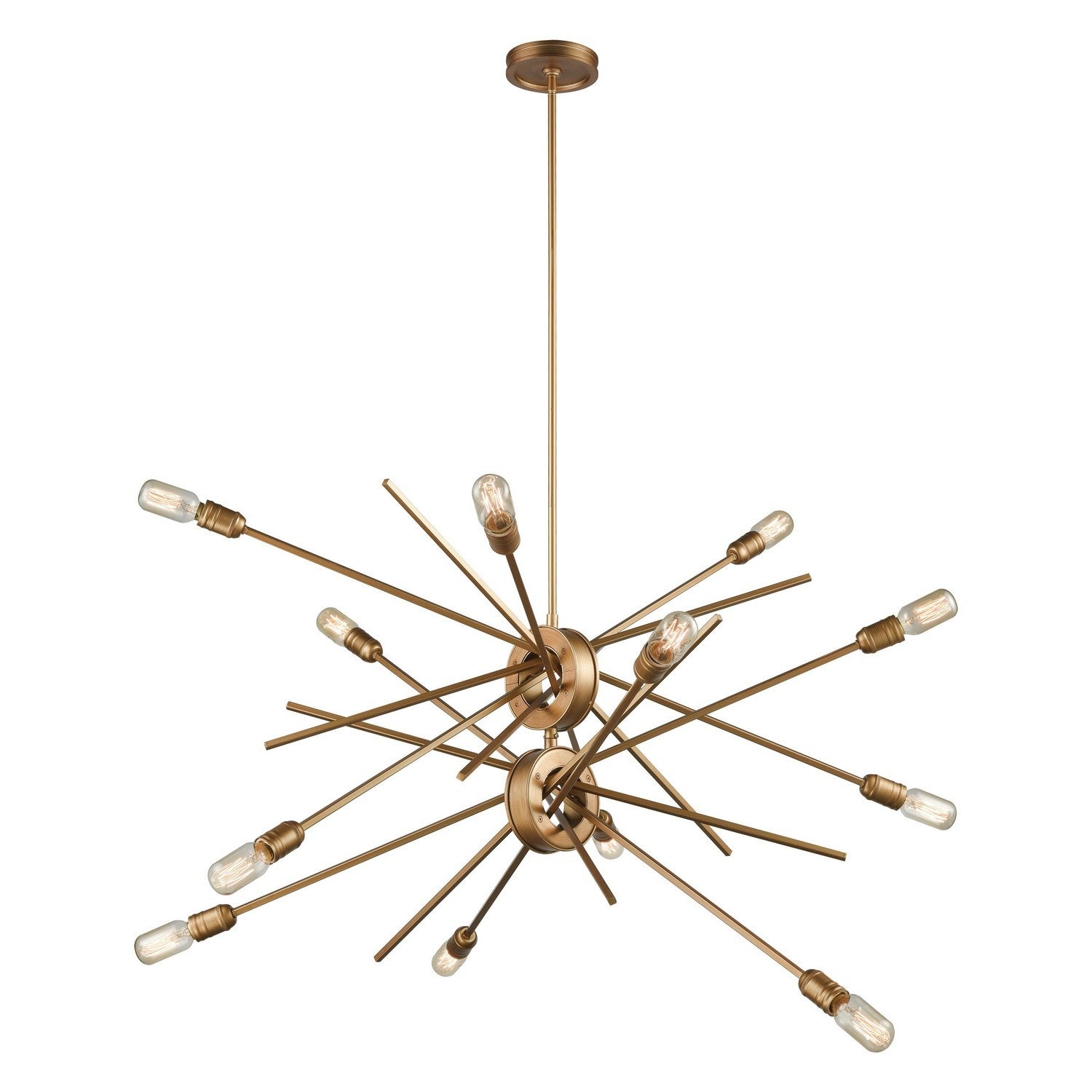 ELK Home - 66975/12 - 12 Light Chandelier - Xenia - Matte Gold