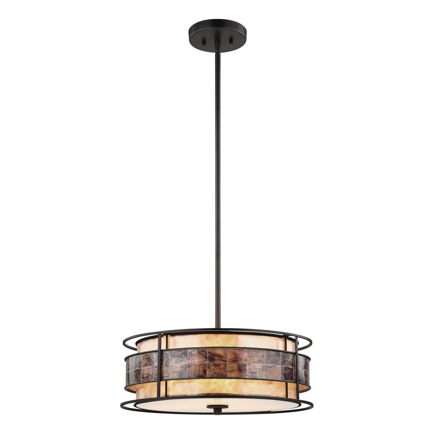 ELK Home - 70263/3 - Three Light Chandelier - Tremont - Tiffany Bronze