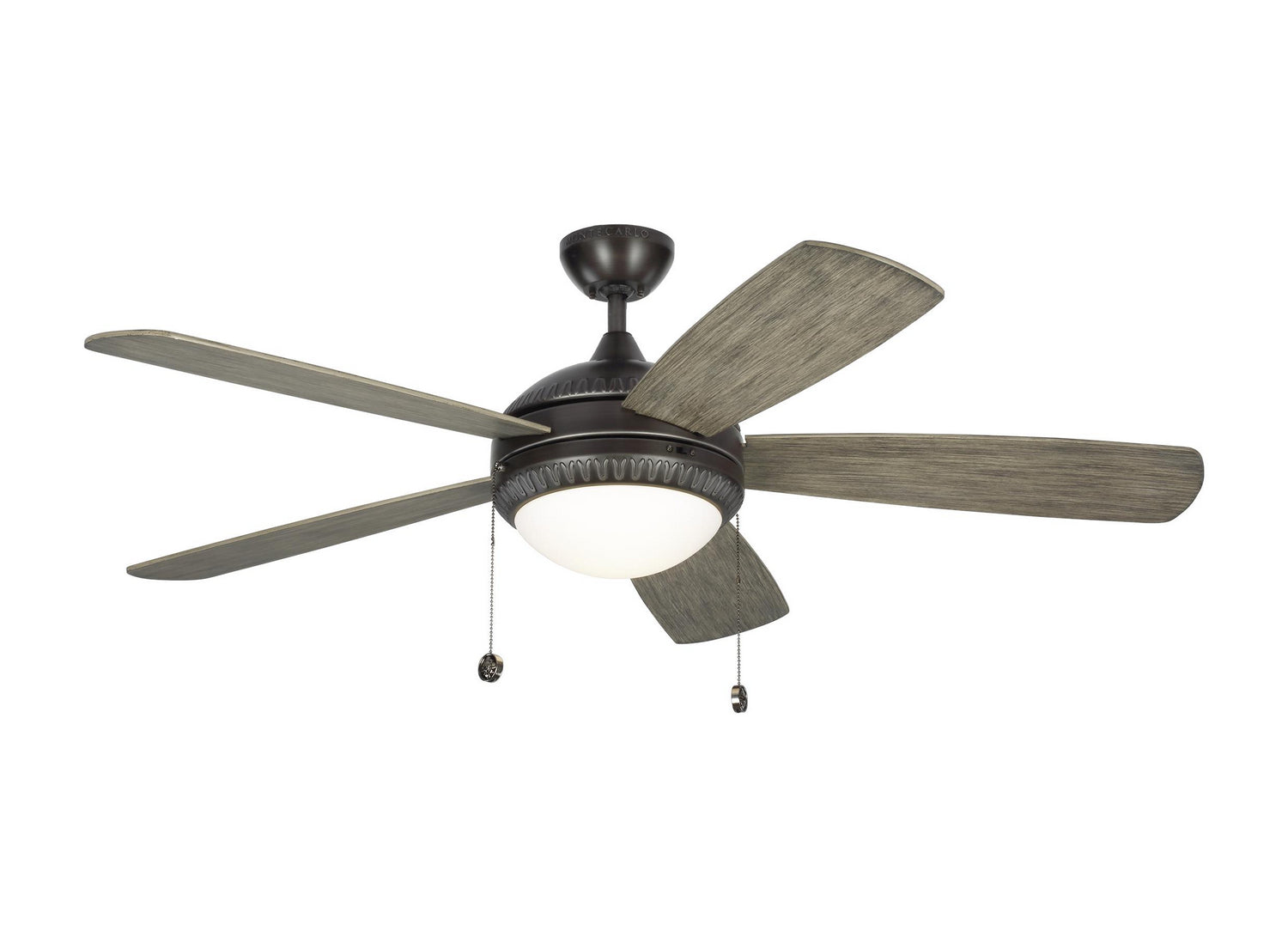 Generation Lighting. - 5DIO52AGPD - 52" Ceiling Fan - Discus - Aged Pewter