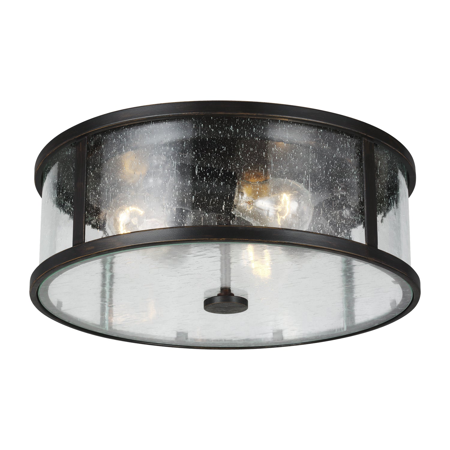 Generation Lighting. - OL7633ES - Three Light Flush Mount - Dakota - Espresso