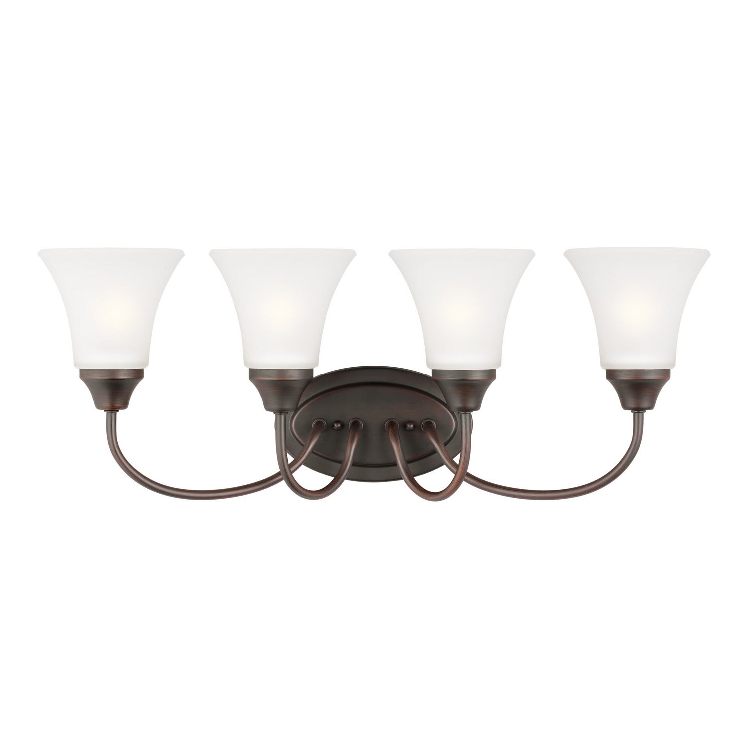 Generation Lighting. - 44808-710 - Four Light Wall / Bath - Holman - Bronze