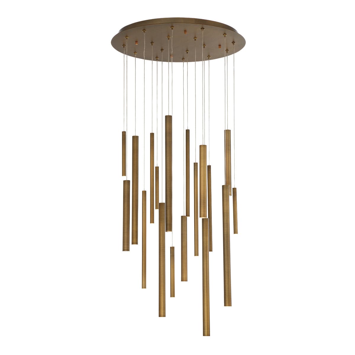 Eurofase - 31445-038 - LED Chandelier - Santana - Antique Brass