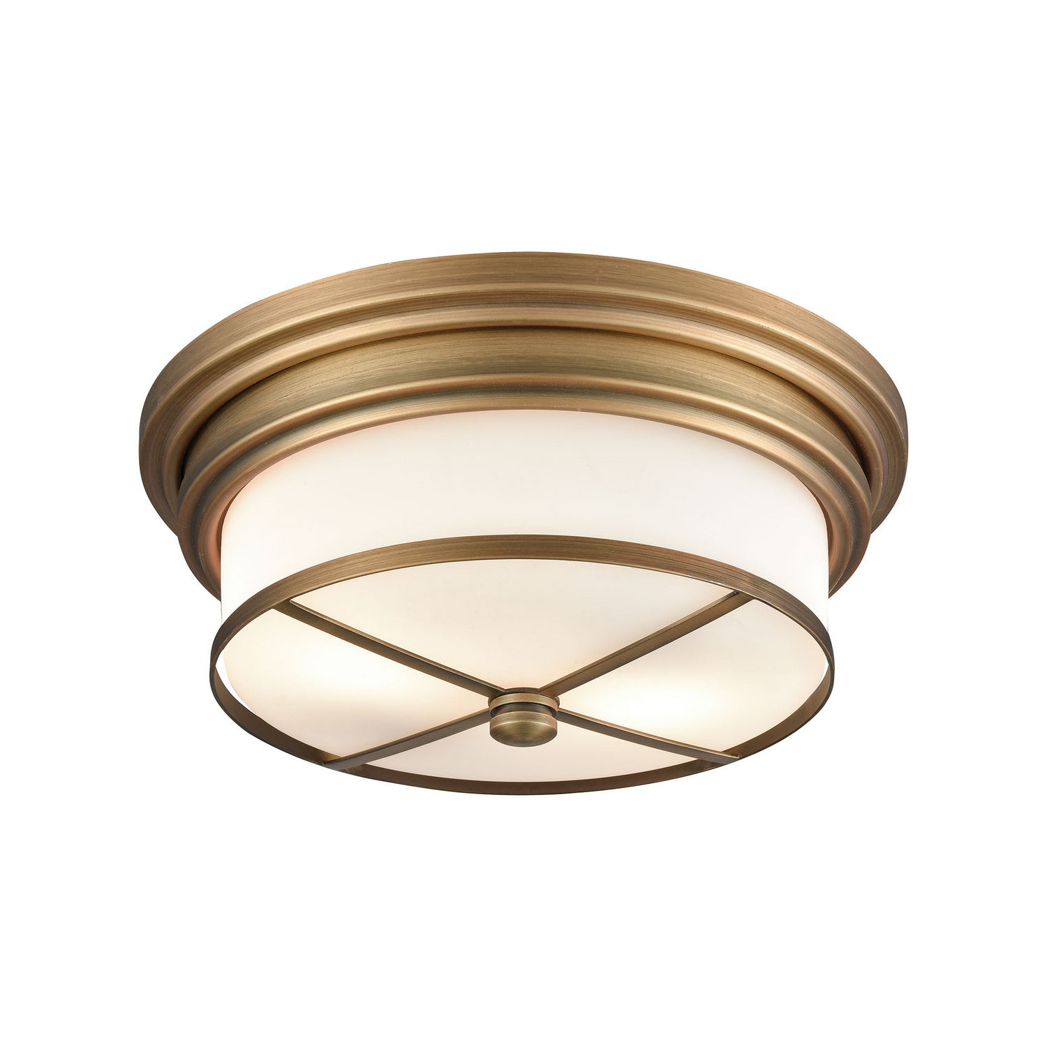 ELK Home - 15055/2 - Two Light Flush Mount - Flushmounts - Classic Brass