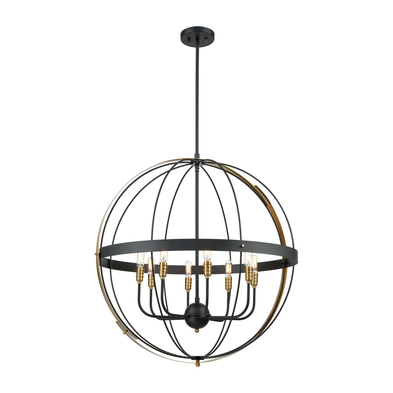 ELK Home - 15287/8 - Eight Light Chandelier - Caldwell - Matte Black