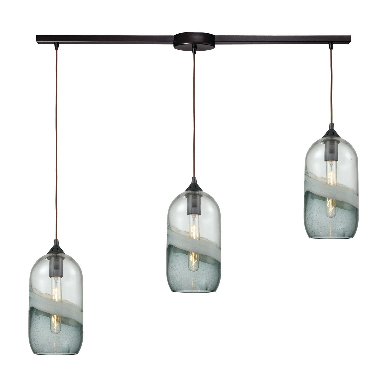 ELK Home - 25102/3L - Three Light Pendant - Sutter Creek - Oil Rubbed Bronze