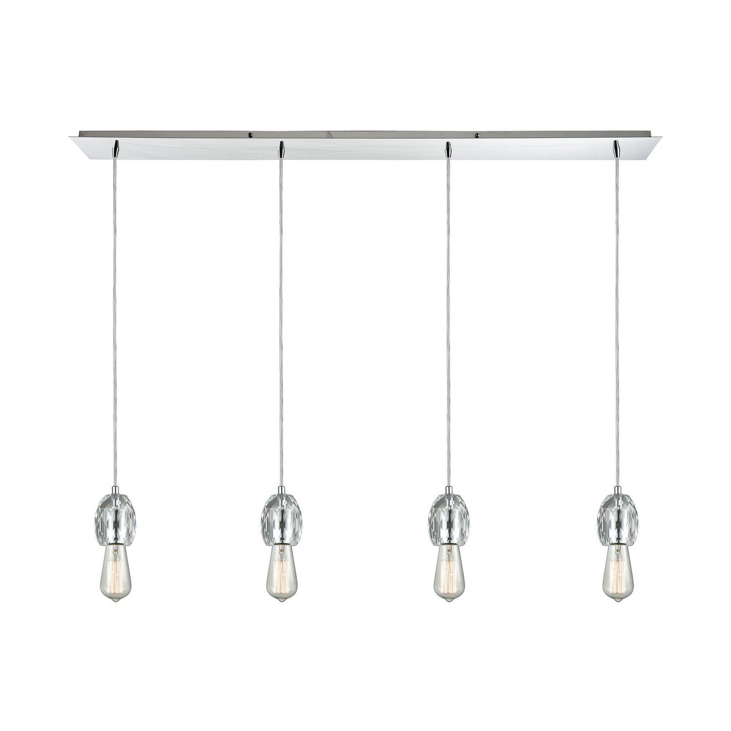 ELK Home - 33220/4LP - Four Light Pendant - Socketholder - Polished Chrome