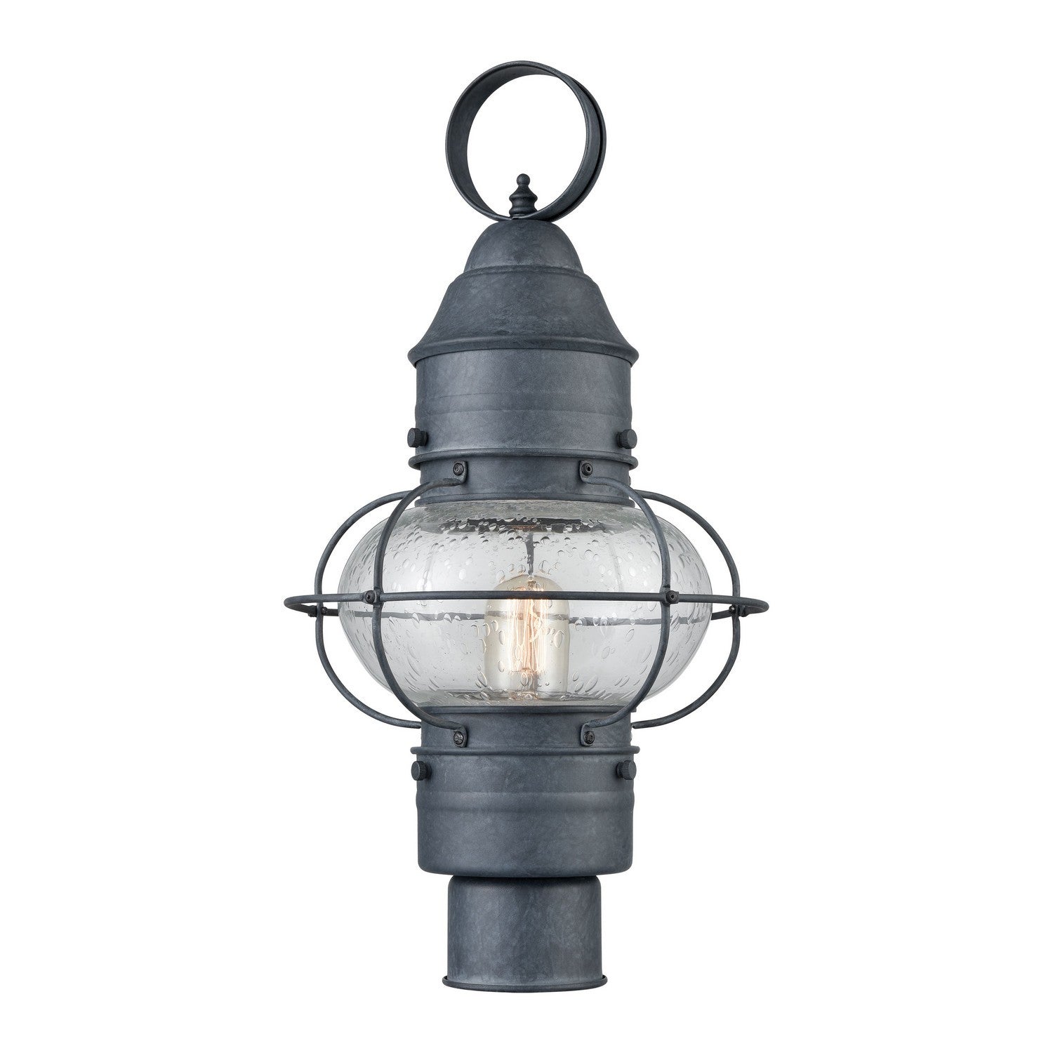 ELK Home - 57172/1 - One Light Outdoor Post Mount - Onion - Aged Zinc